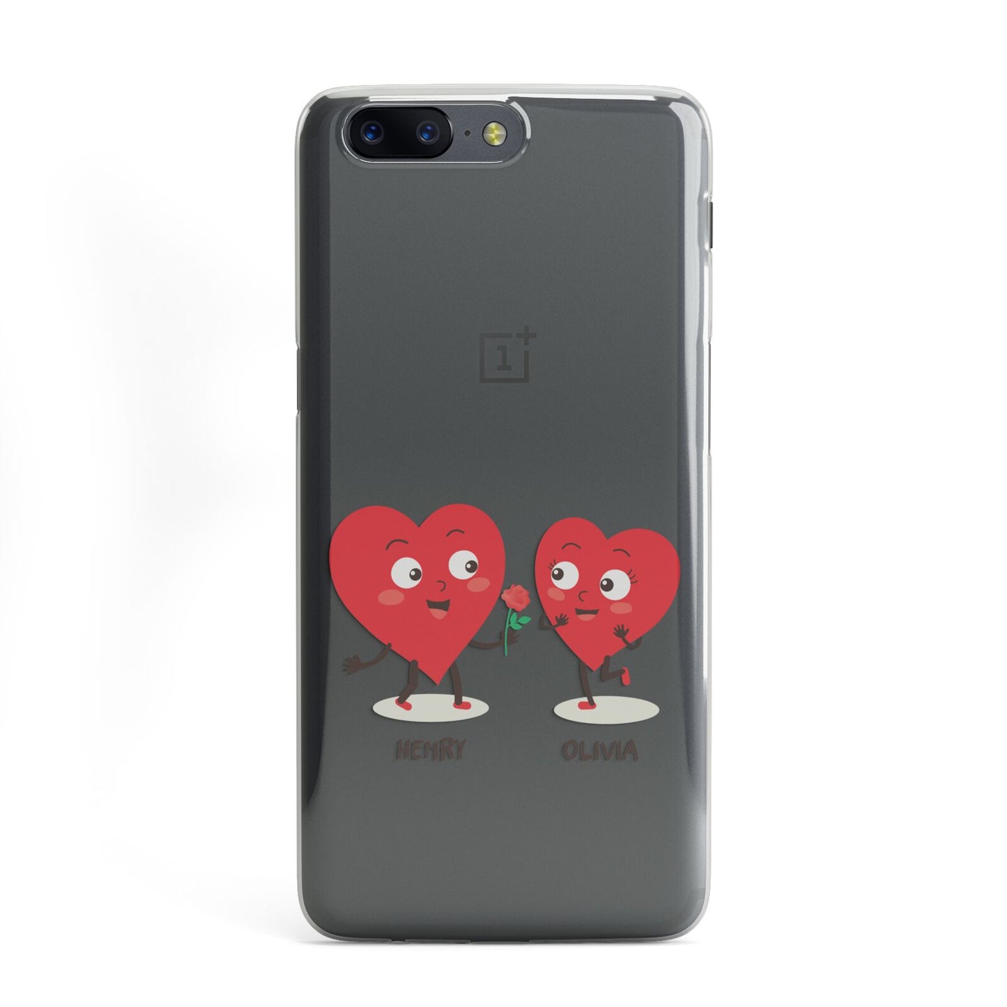 Love Heart Couples Custom OnePlus Case