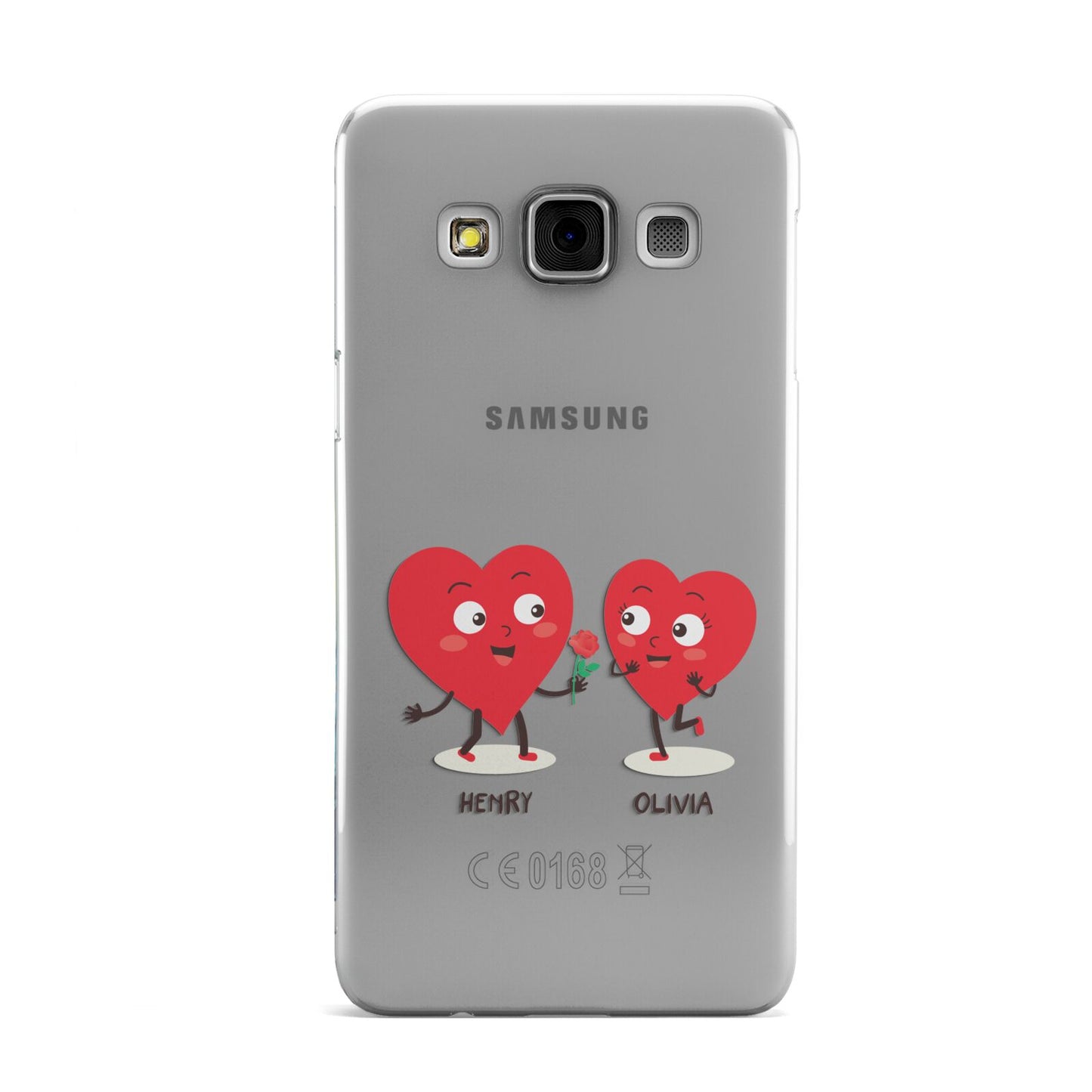 Love Heart Couples Custom Samsung Galaxy A3 Case