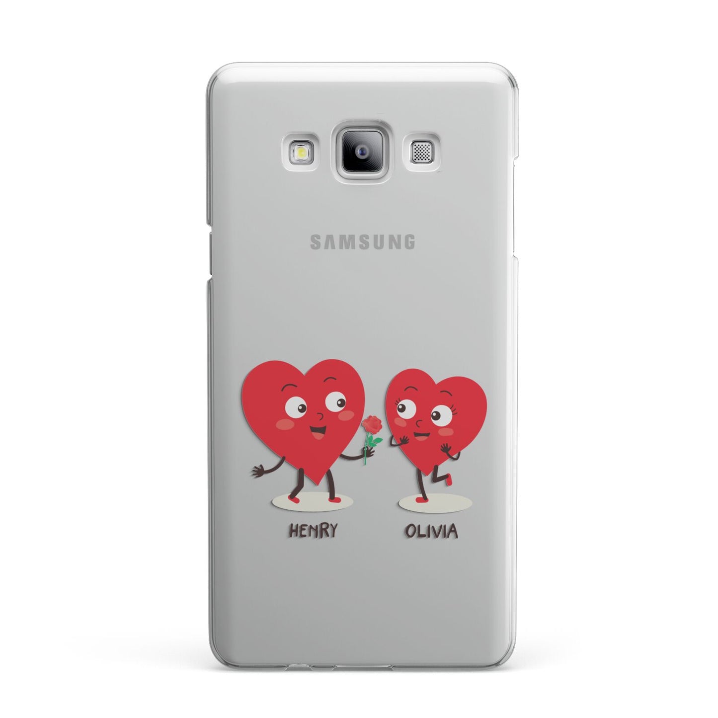 Love Heart Couples Custom Samsung Galaxy A7 2015 Case