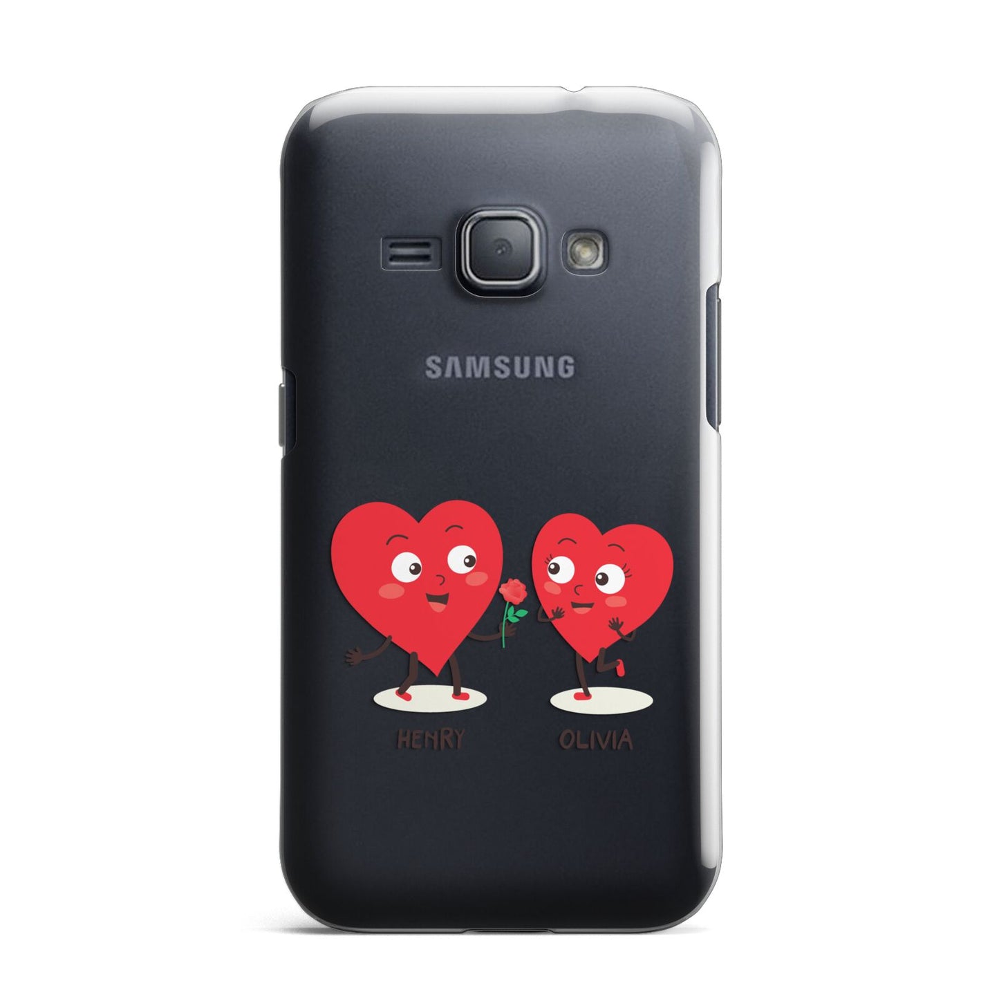 Love Heart Couples Custom Samsung Galaxy J1 2016 Case