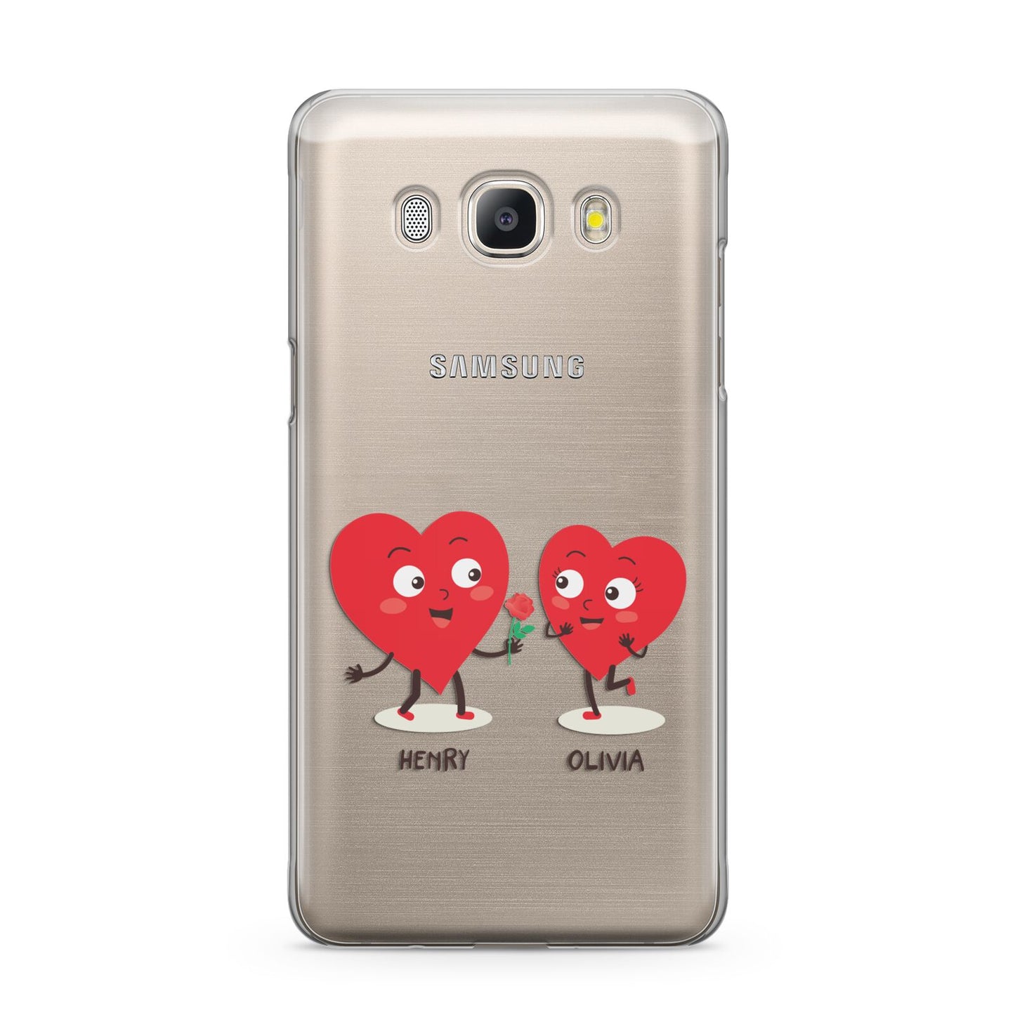 Love Heart Couples Custom Samsung Galaxy J5 2016 Case