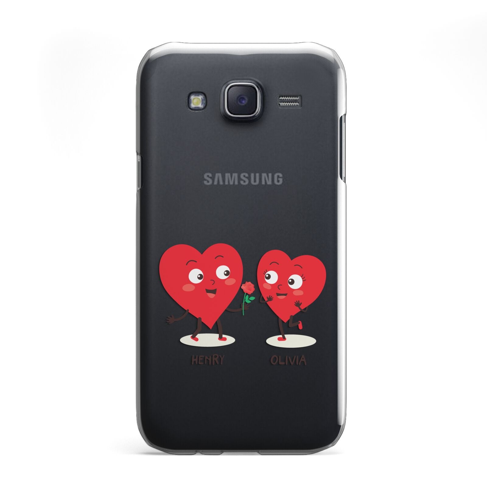 Love Heart Couples Custom Samsung Galaxy J5 Case