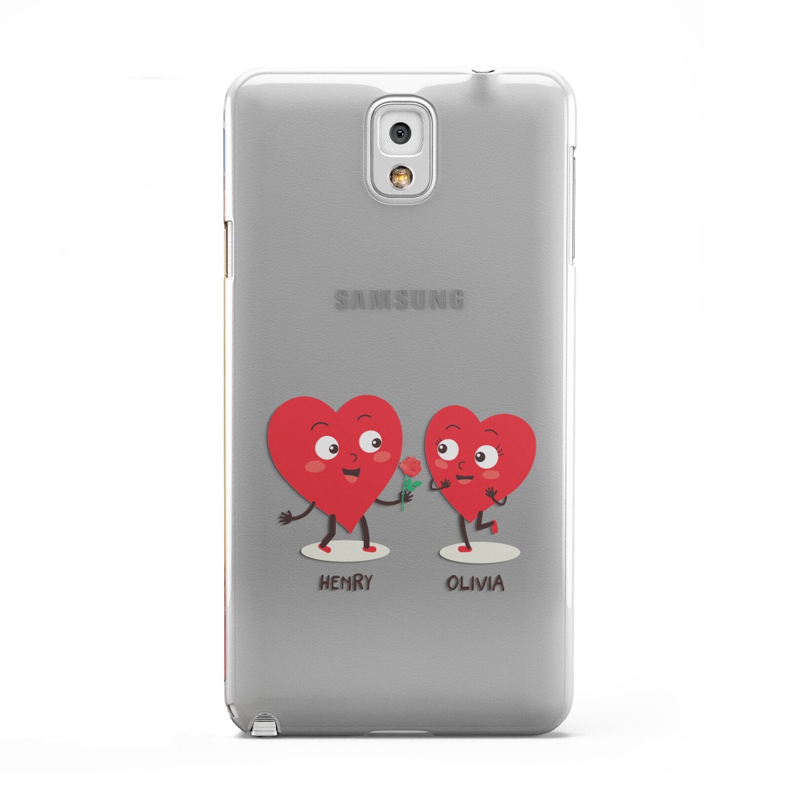 Love Heart Couples Custom Samsung Galaxy Note 3 Case