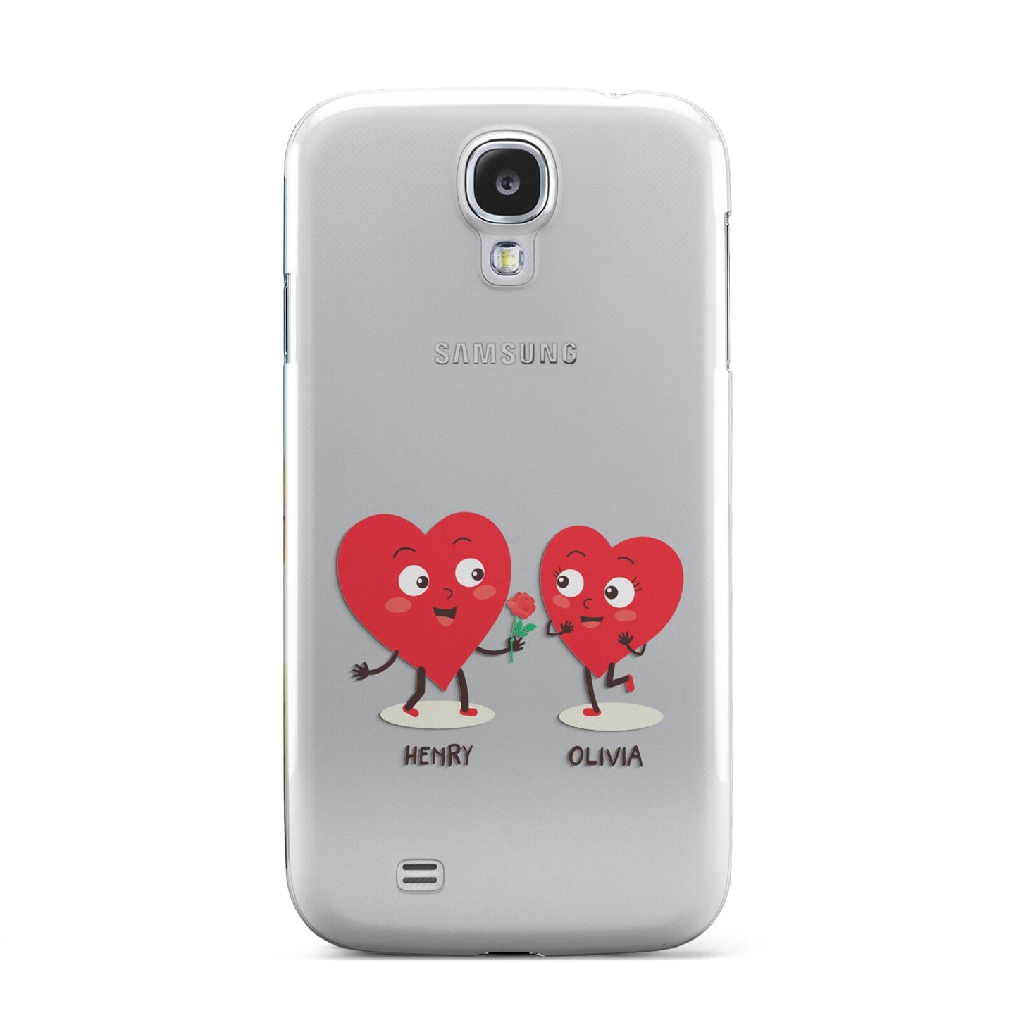 Love Heart Couples Custom Samsung Galaxy S4 Case