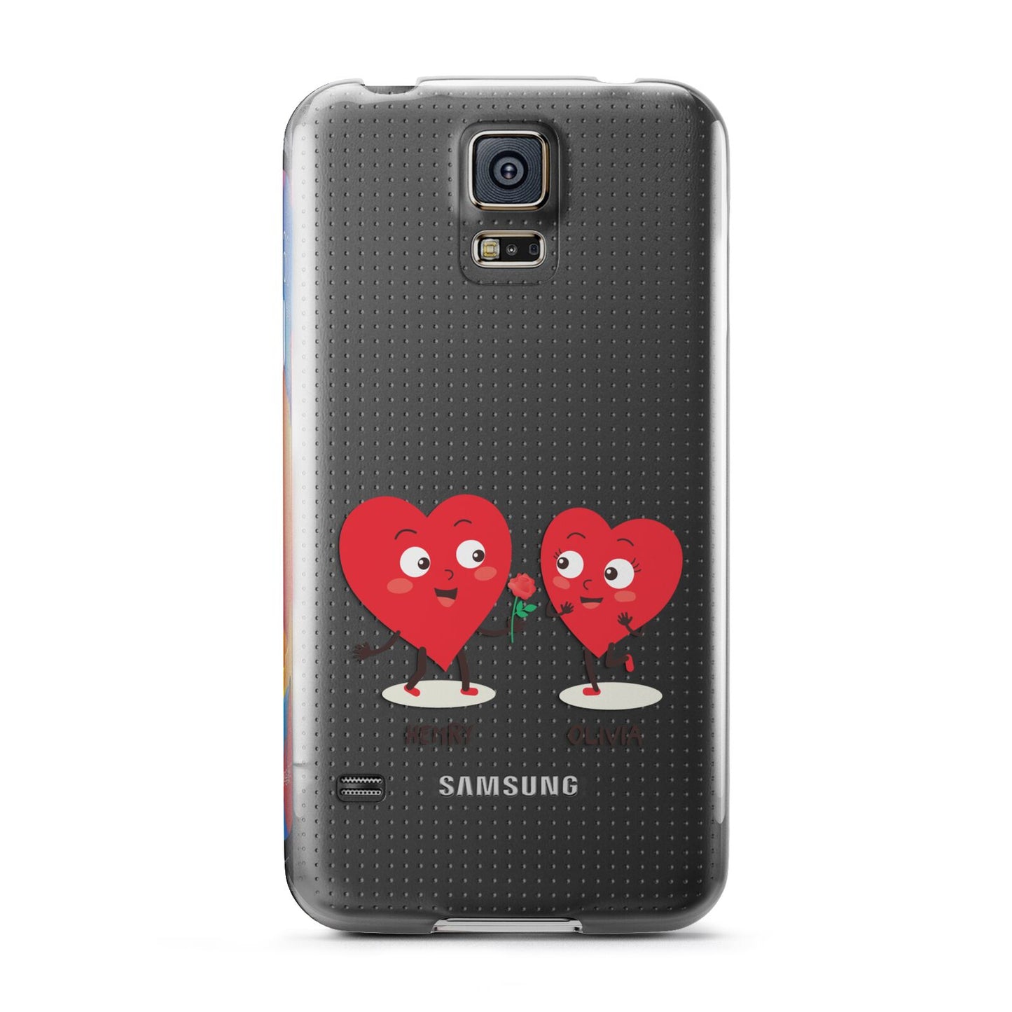 Love Heart Couples Custom Samsung Galaxy S5 Case