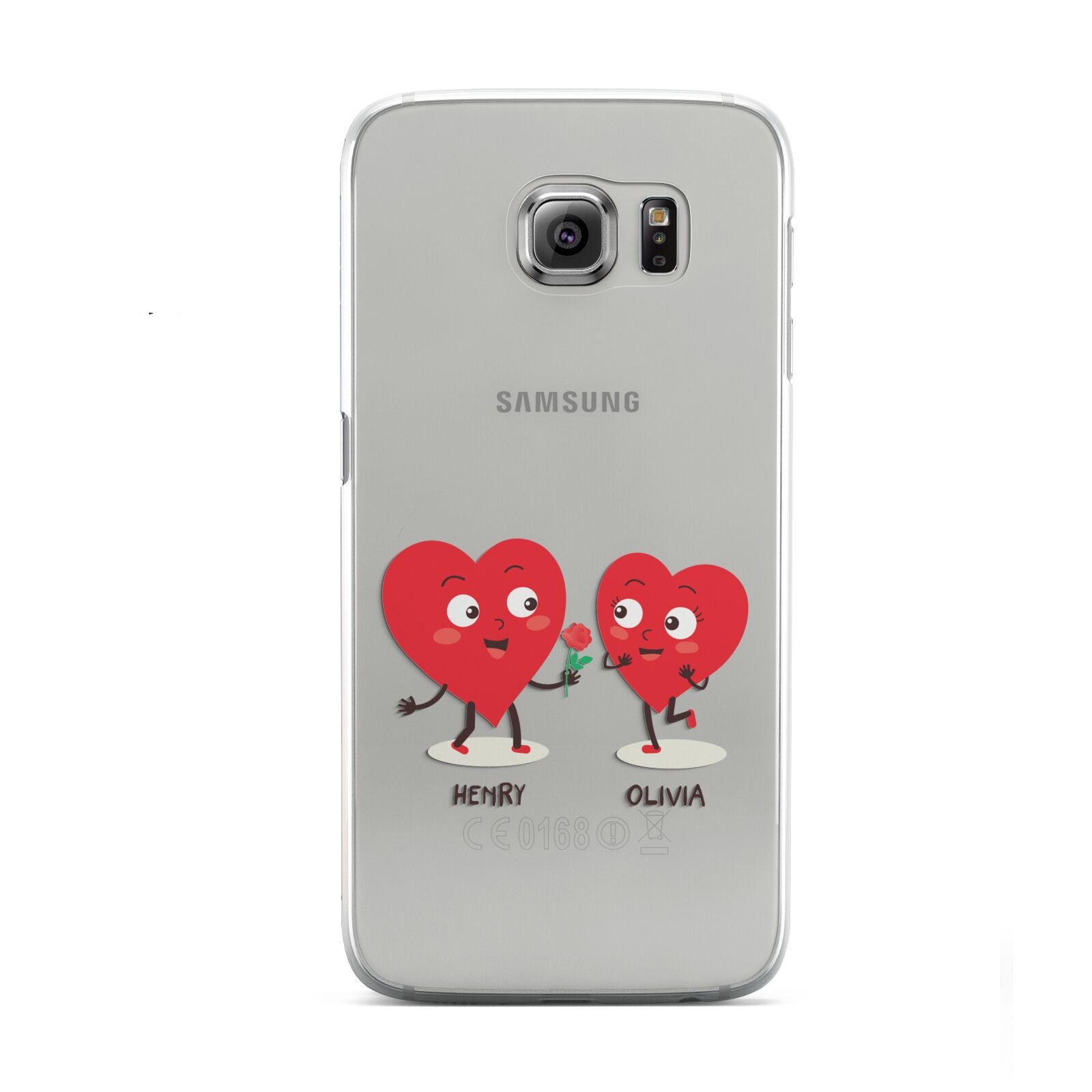 Love Heart Couples Custom Samsung Galaxy S6 Case