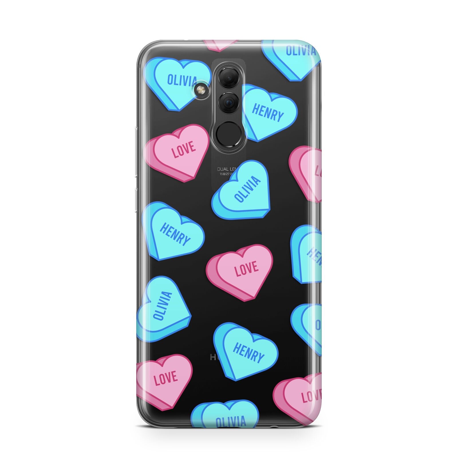 Love Heart Sweets with Names Huawei Mate 20 Lite