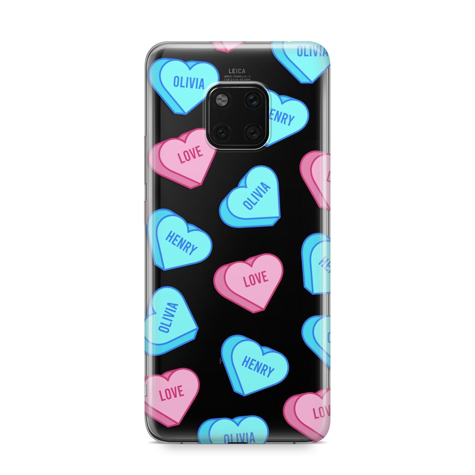 Love Heart Sweets with Names Huawei Mate 20 Pro Phone Case