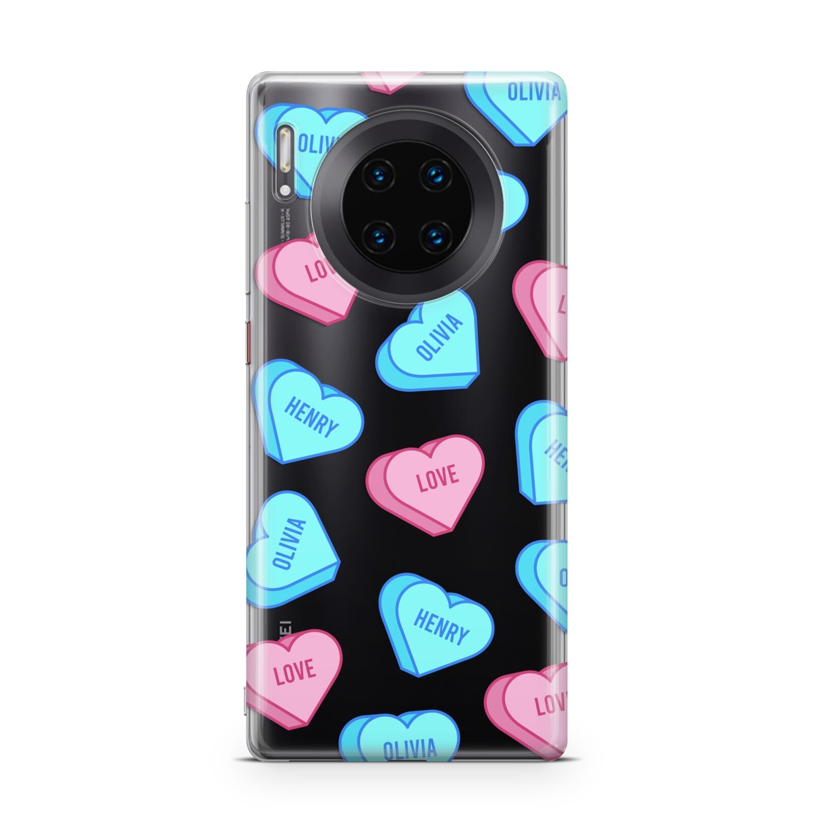 Love Heart Sweets with Names Huawei Mate 30 Pro Phone Case