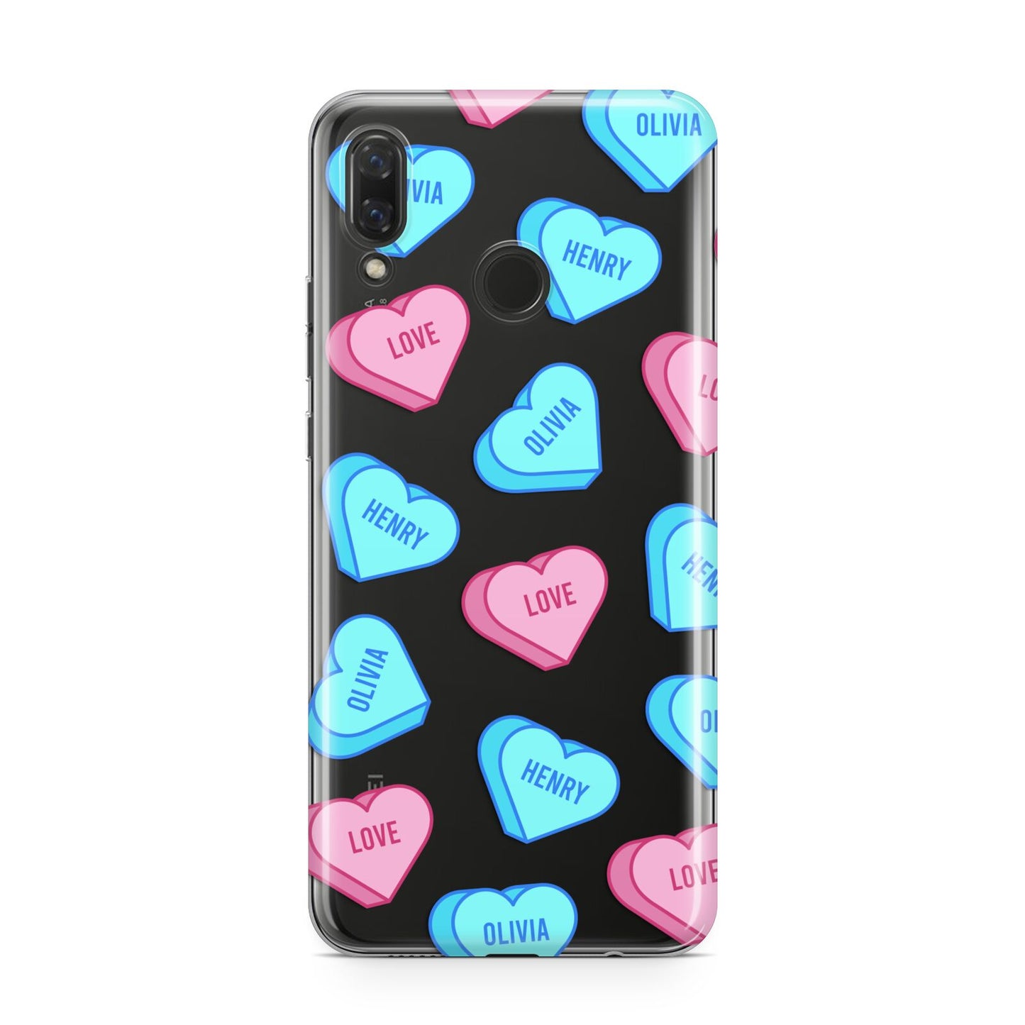 Love Heart Sweets with Names Huawei Nova 3 Phone Case