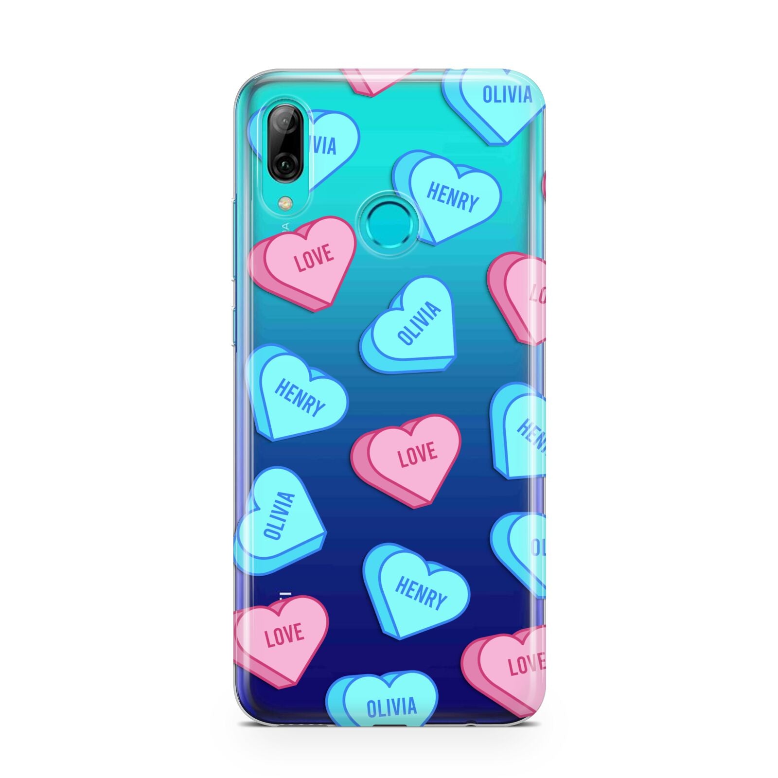 Love Heart Sweets with Names Huawei P Smart 2019 Case