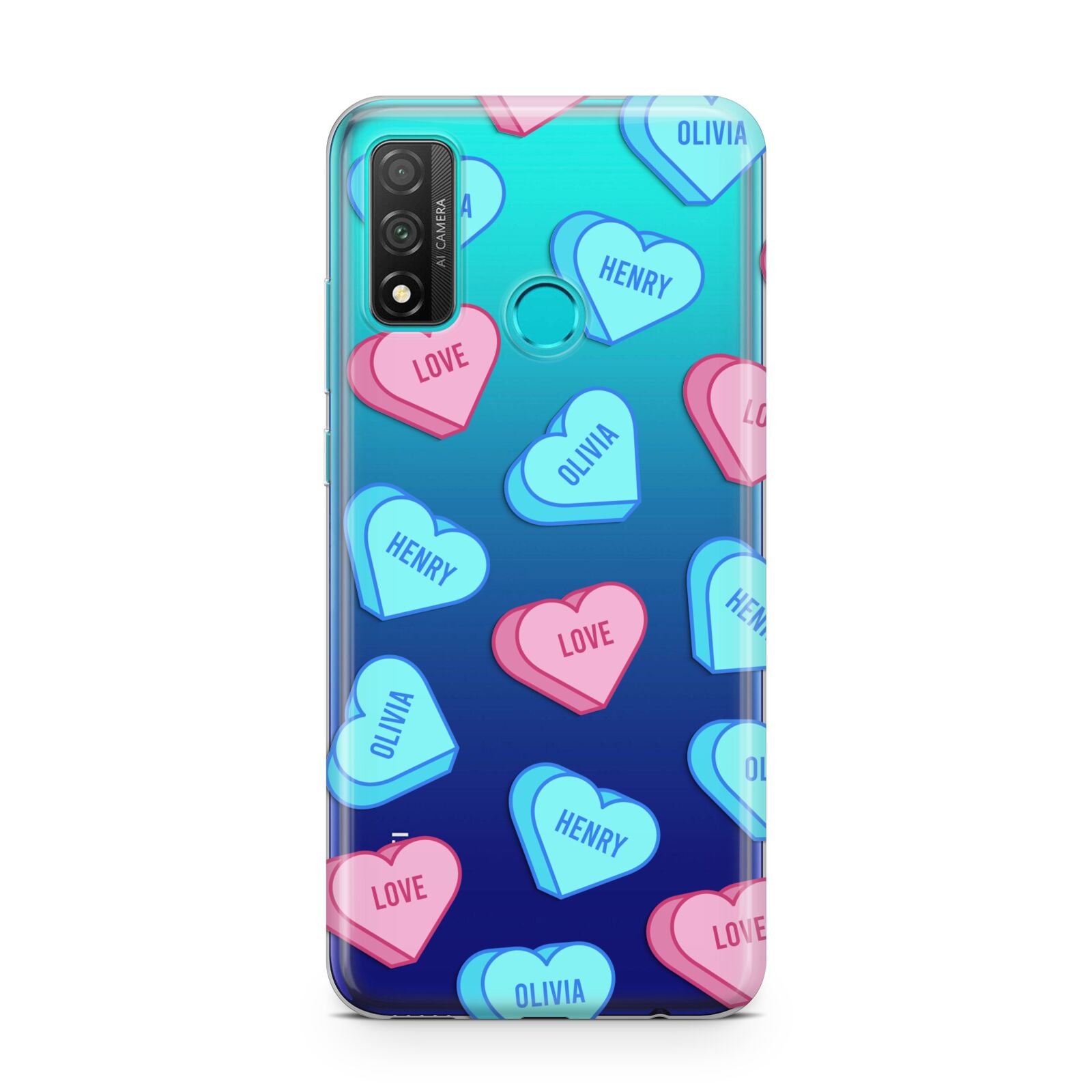 Love Heart Sweets with Names Huawei P Smart 2020