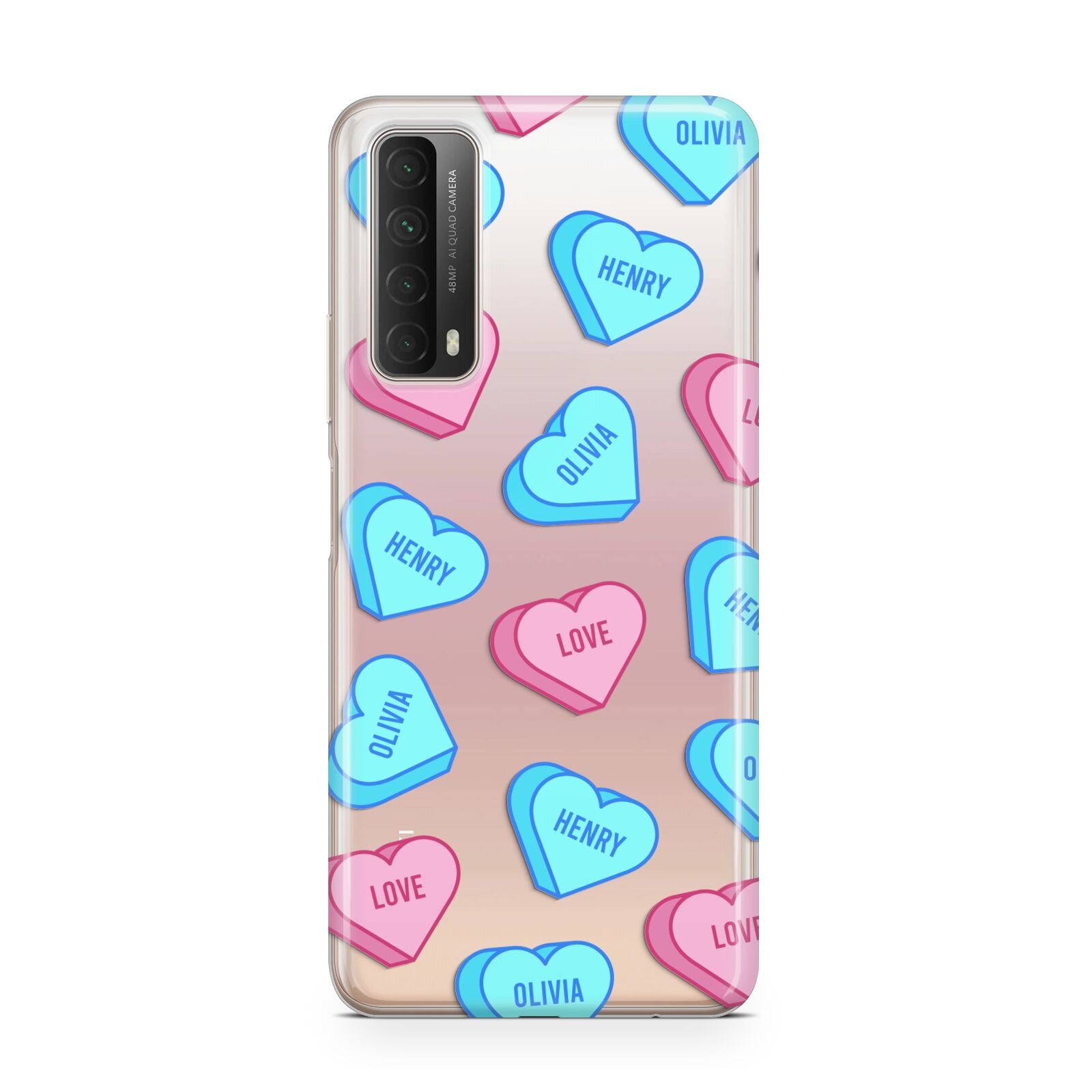 Love Heart Sweets with Names Huawei P Smart 2021