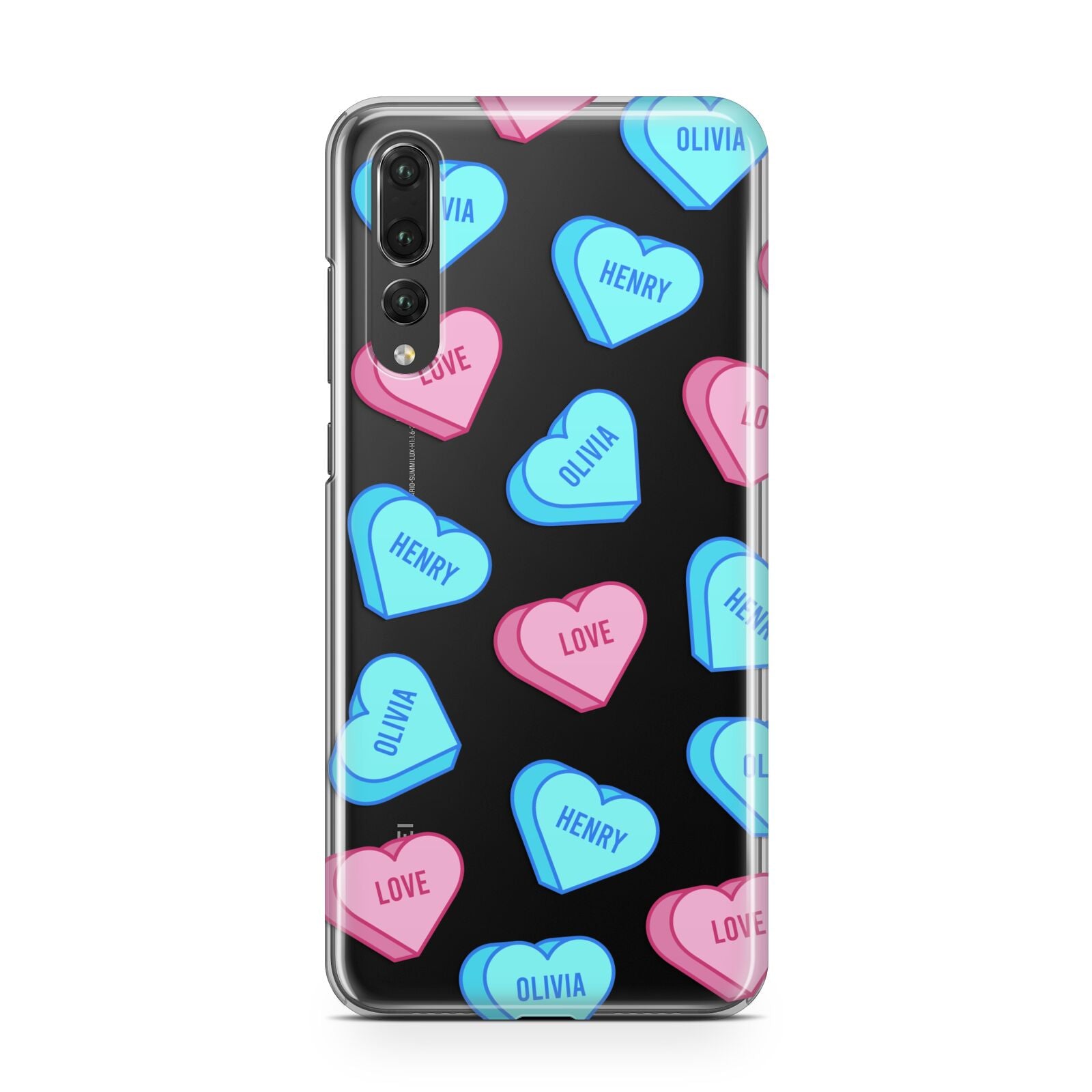 Love Heart Sweets with Names Huawei P20 Pro Phone Case