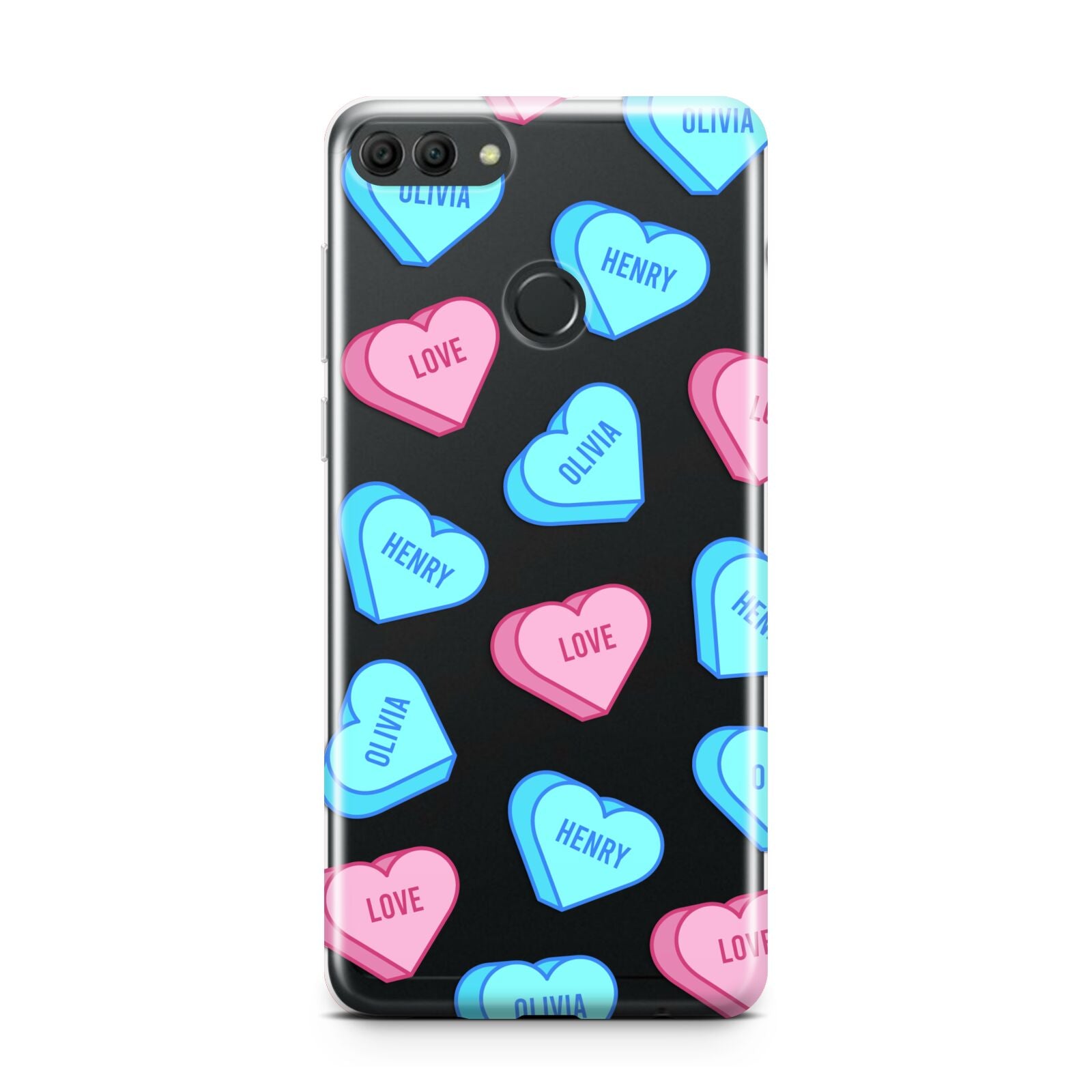 Love Heart Sweets with Names Huawei Y9 2018