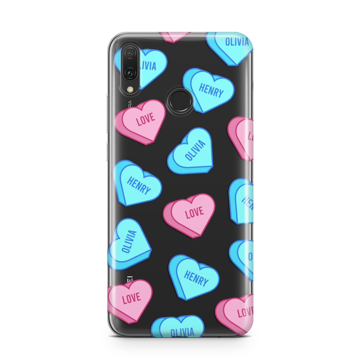 Love Heart Sweets with Names Huawei Y9 2019