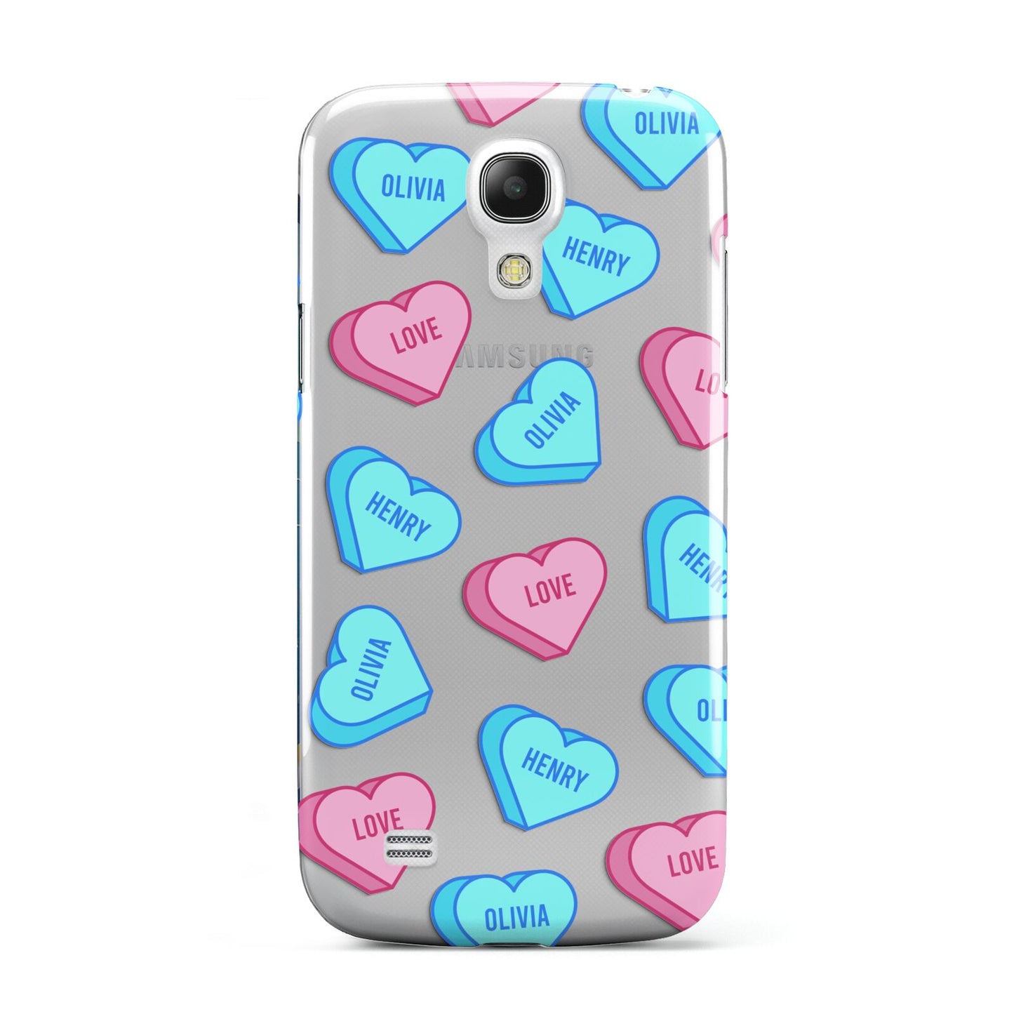 Love Heart Sweets with Names Samsung Galaxy S4 Mini Case