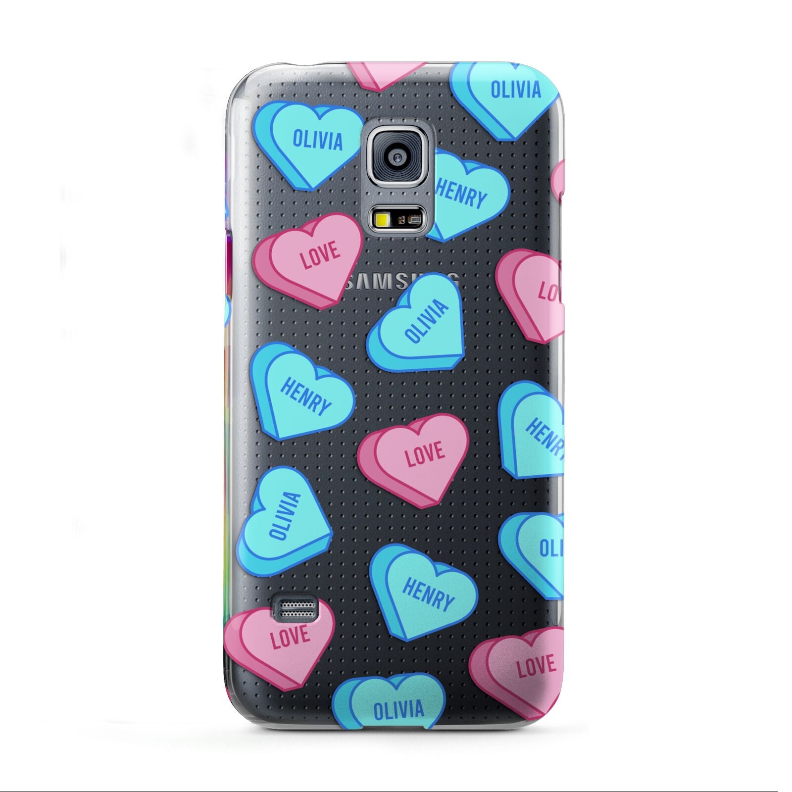 Love Heart Sweets with Names Samsung Galaxy S5 Mini Case