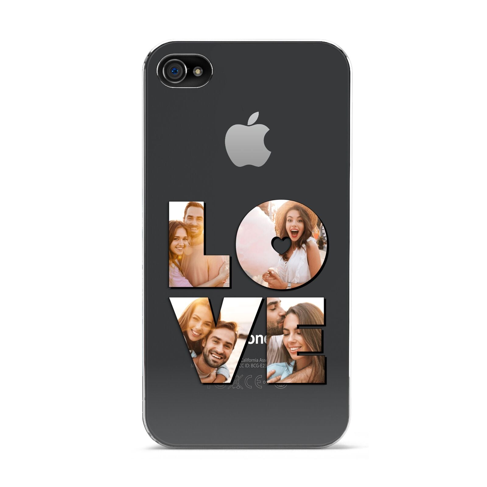 Love Personalised Photo Upload Apple iPhone 4s Case