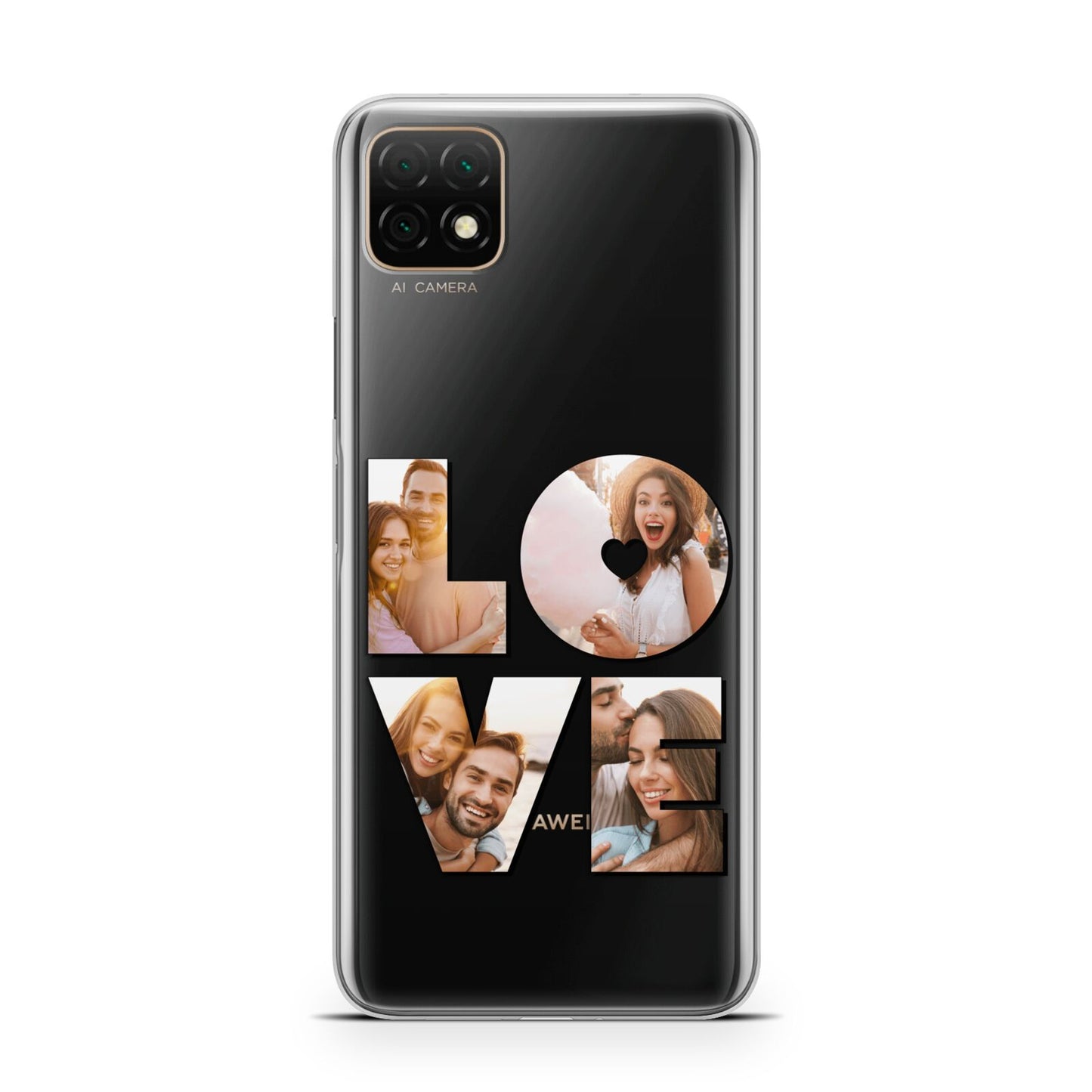 Love Personalised Photo Upload Huawei Enjoy 20 Phone Case