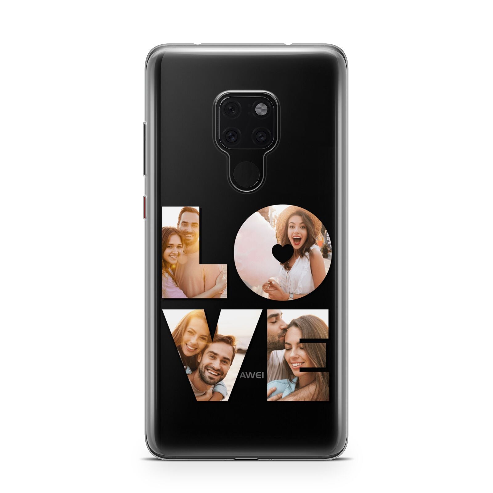 Love Personalised Photo Upload Huawei Mate 20 Phone Case