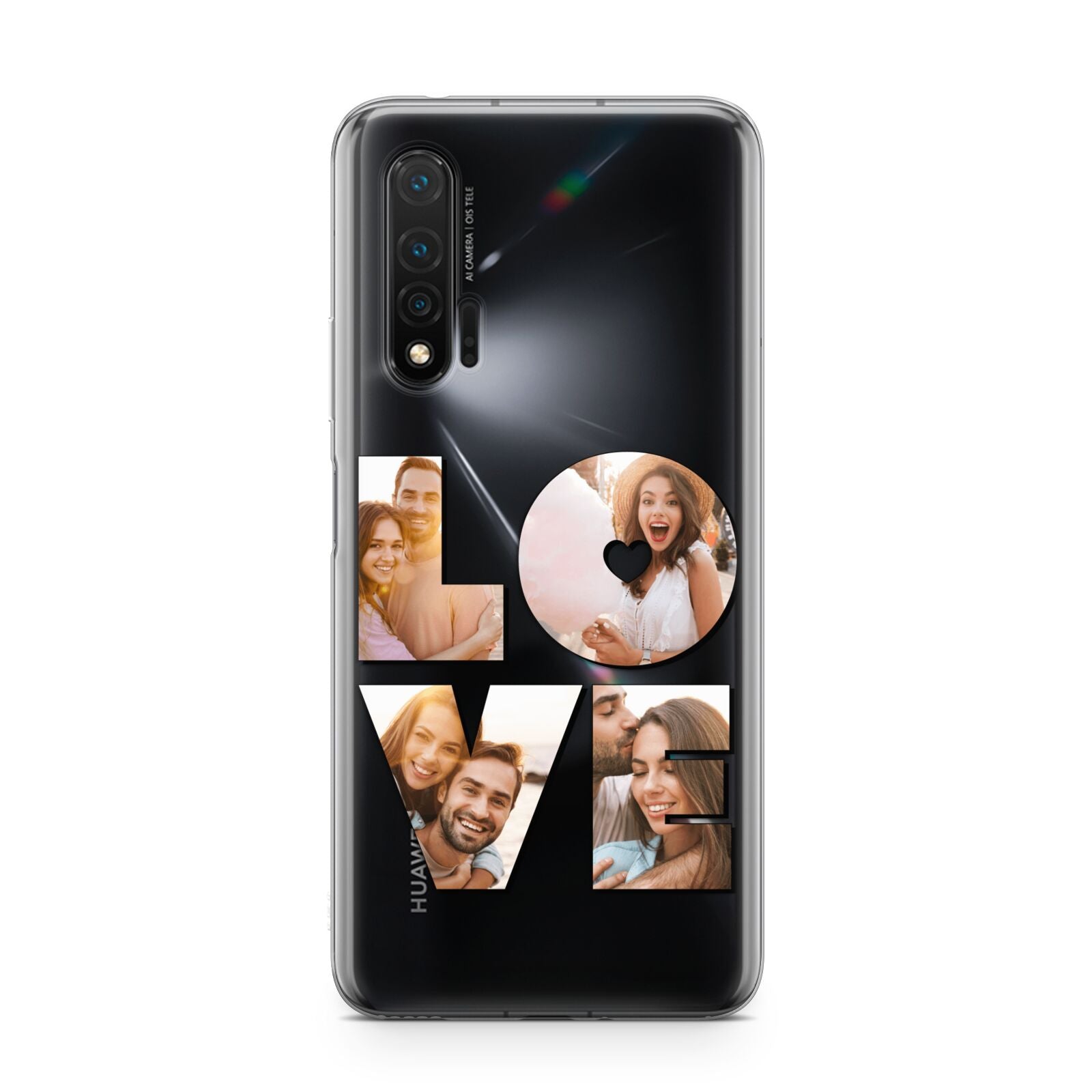 Love Personalised Photo Upload Huawei Nova 6 Phone Case