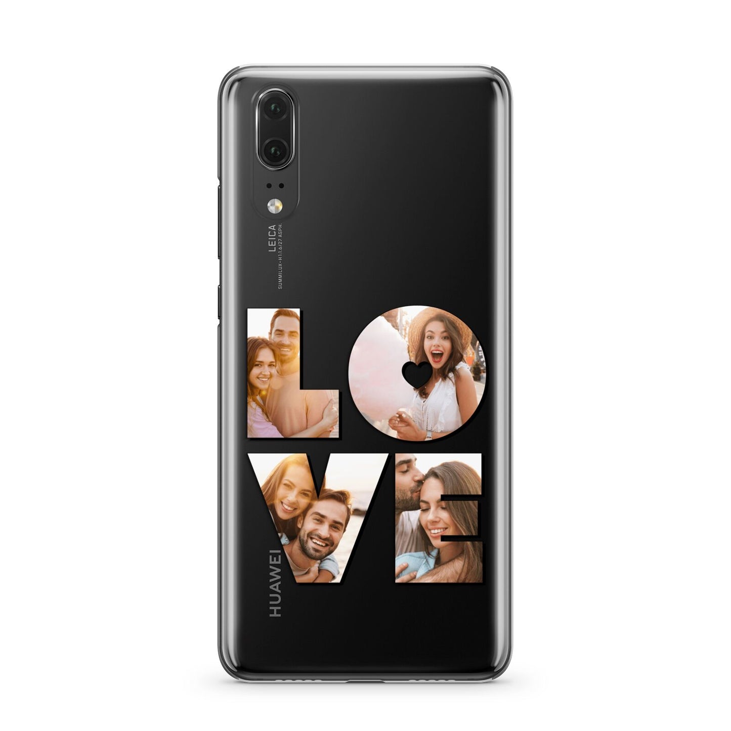 Love Personalised Photo Upload Huawei P20 Phone Case