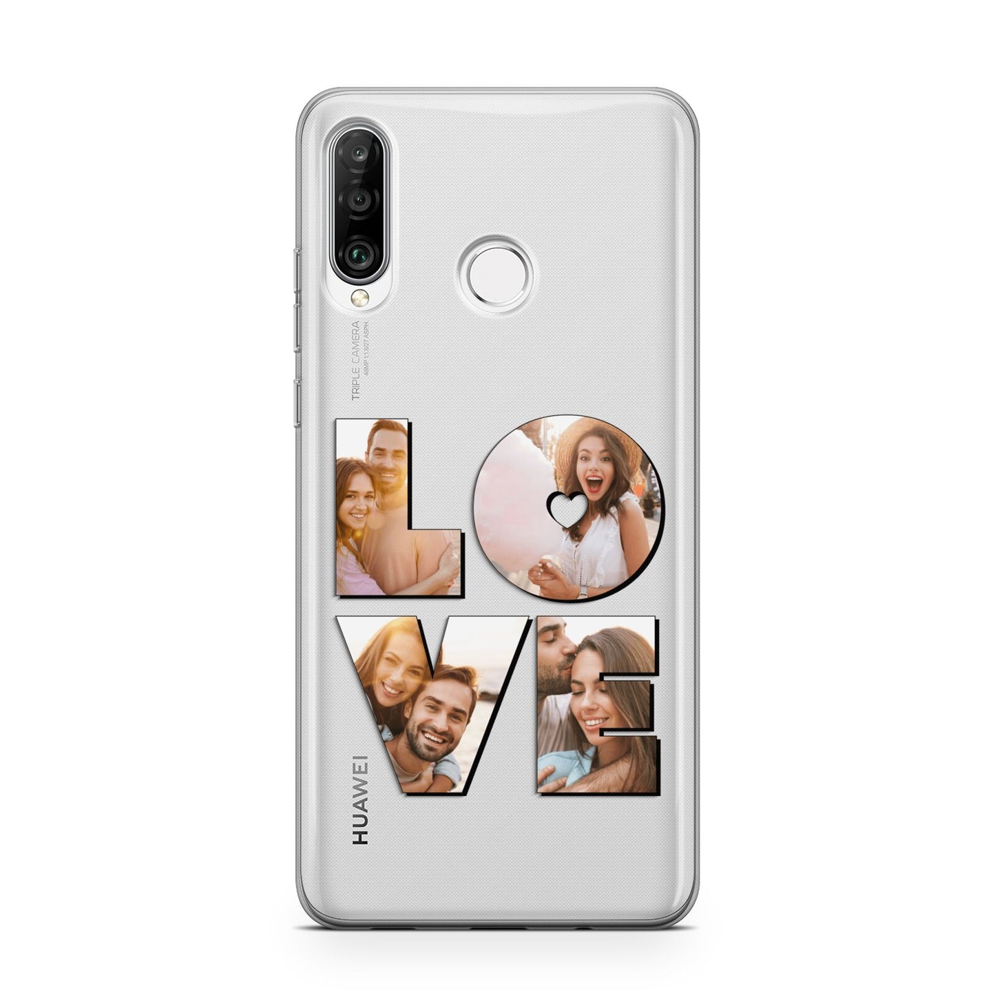 Love Personalised Photo Upload Huawei P30 Lite Phone Case