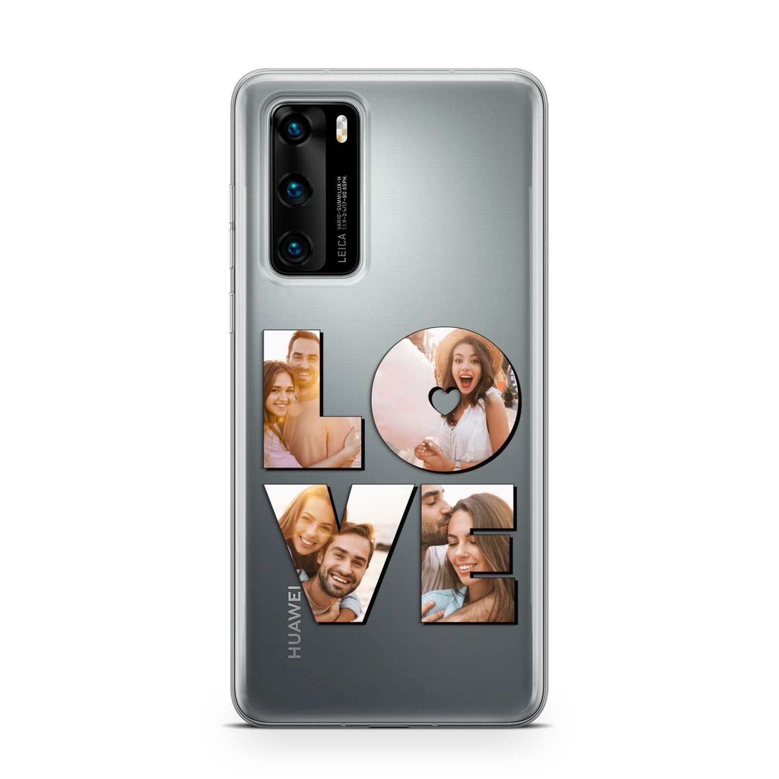 Love Personalised Photo Upload Huawei P40 Phone Case