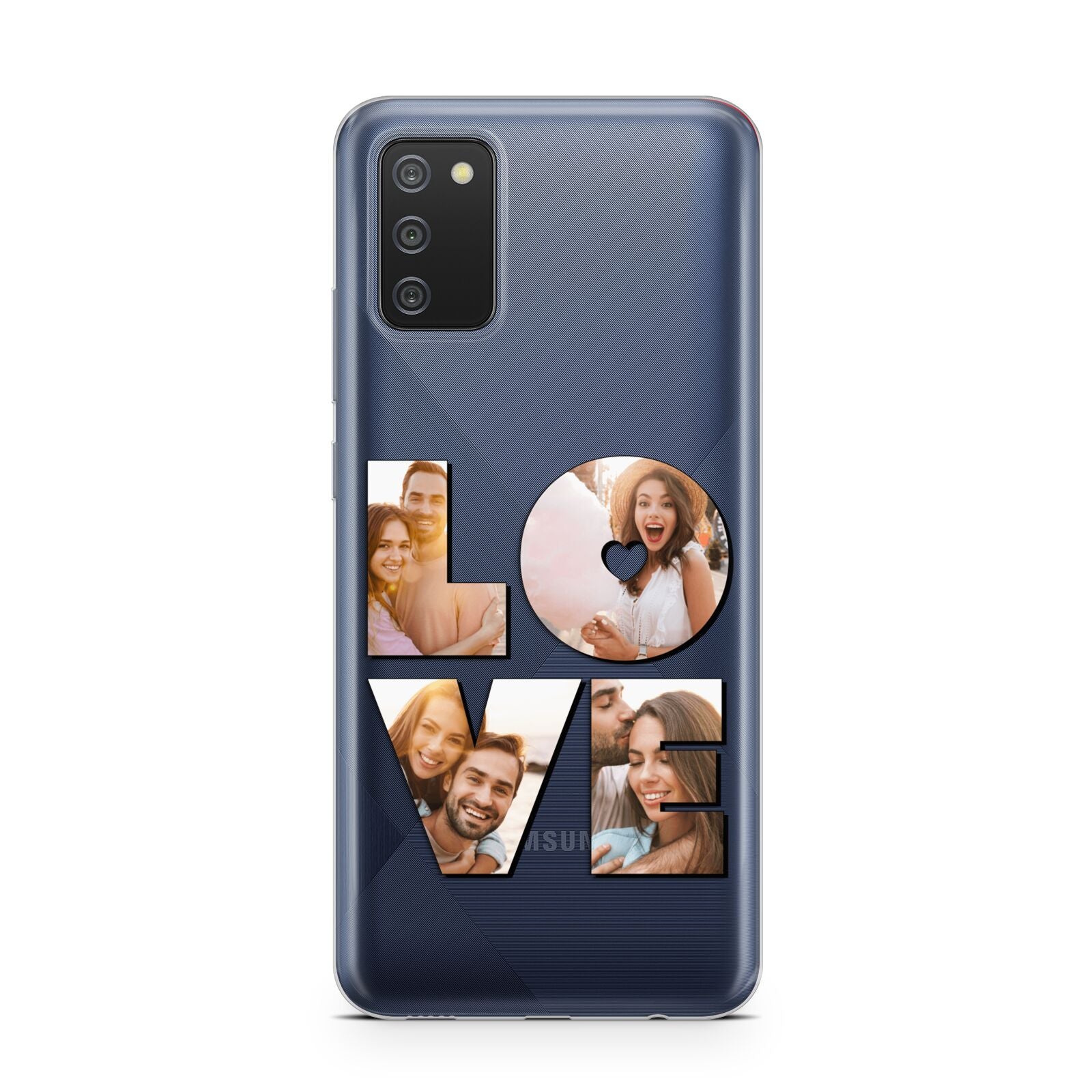 Love Personalised Photo Upload Samsung A02s Case