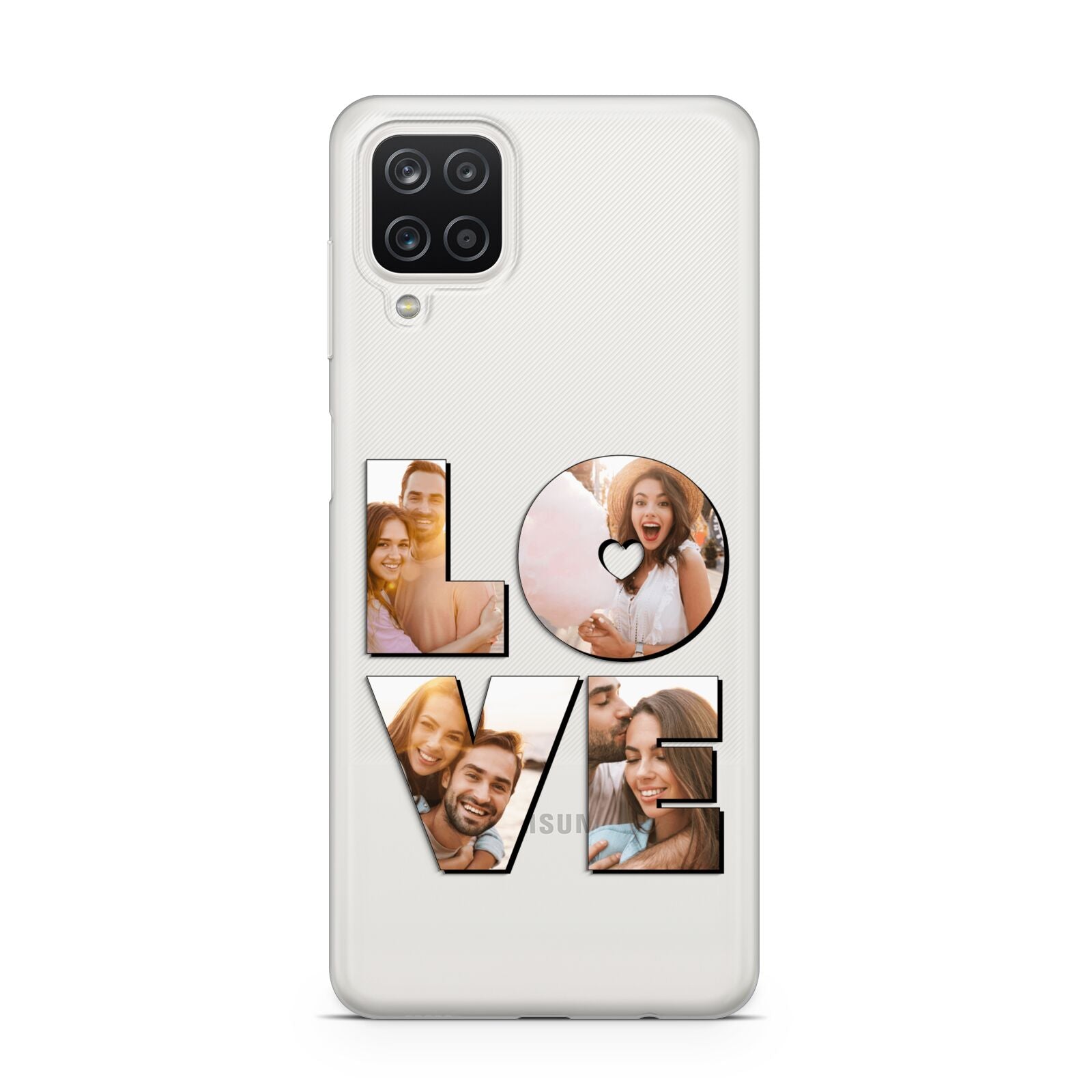 Love Personalised Photo Upload Samsung A12 Case