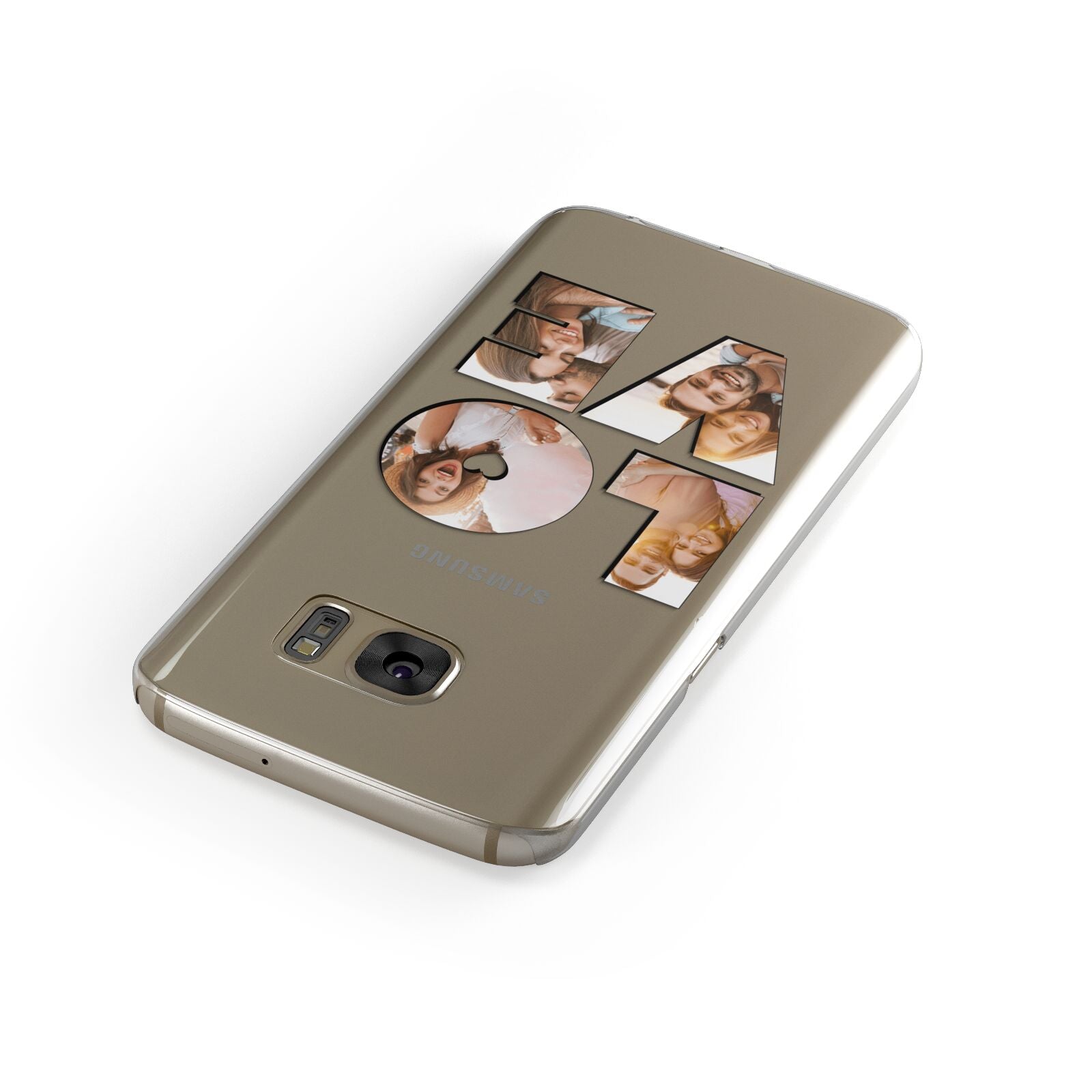 Love Personalised Photo Upload Samsung Galaxy Case Front Close Up