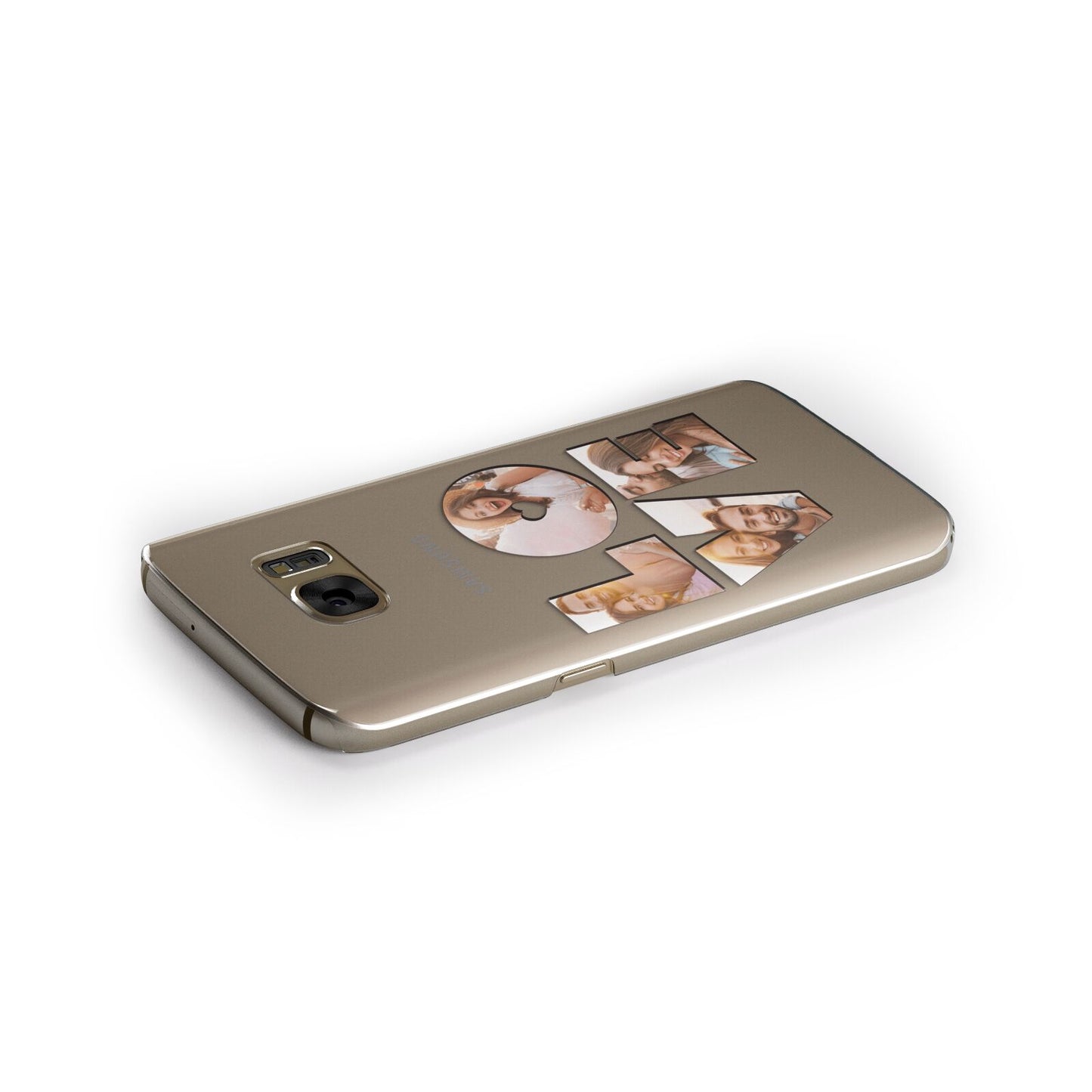 Love Personalised Photo Upload Samsung Galaxy Case Side Close Up