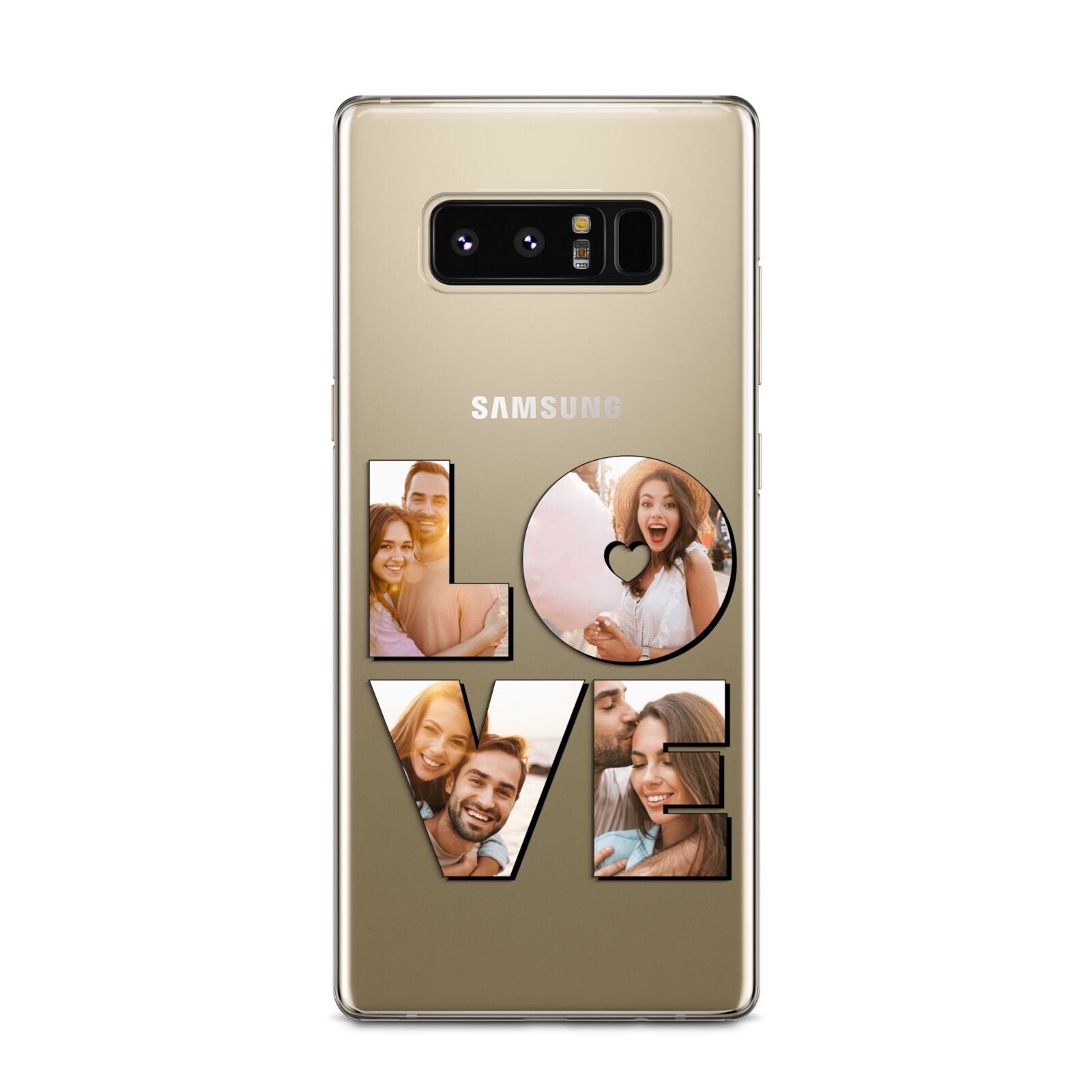 Love Personalised Photo Upload Samsung Galaxy Note 8 Case