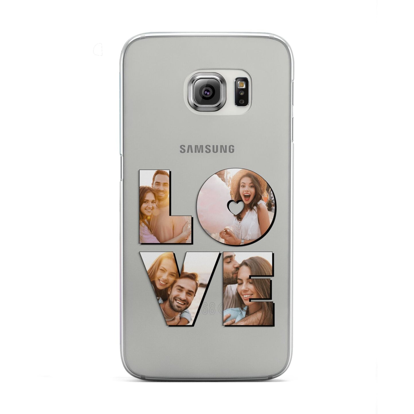 Love Personalised Photo Upload Samsung Galaxy S6 Edge Case