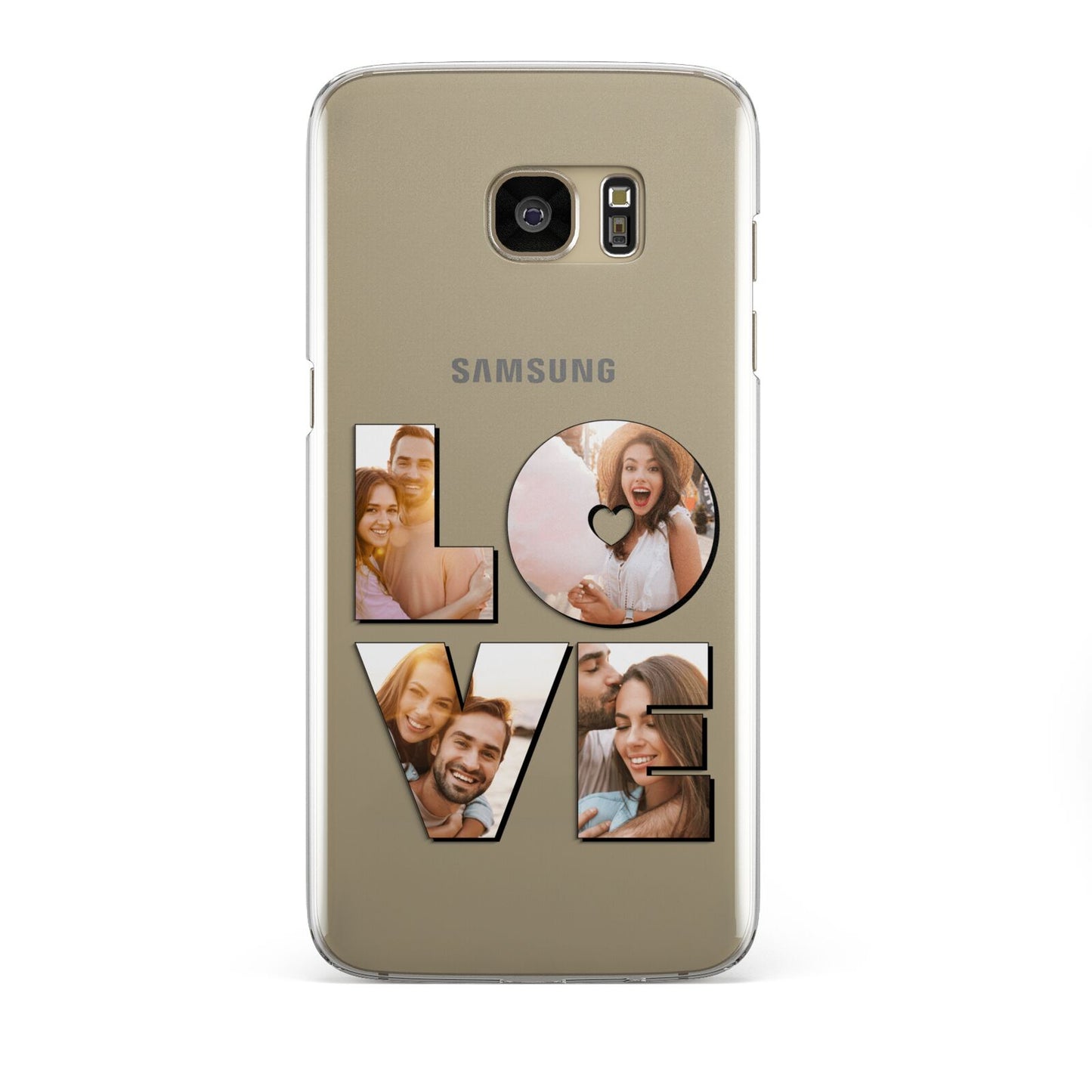 Love Personalised Photo Upload Samsung Galaxy S7 Edge Case