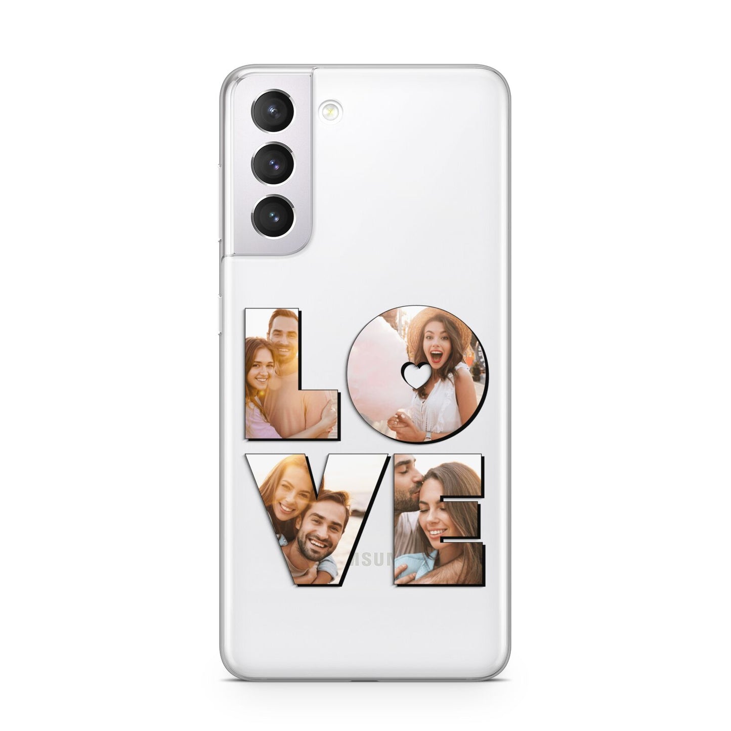 Love Personalised Photo Upload Samsung S21 Case