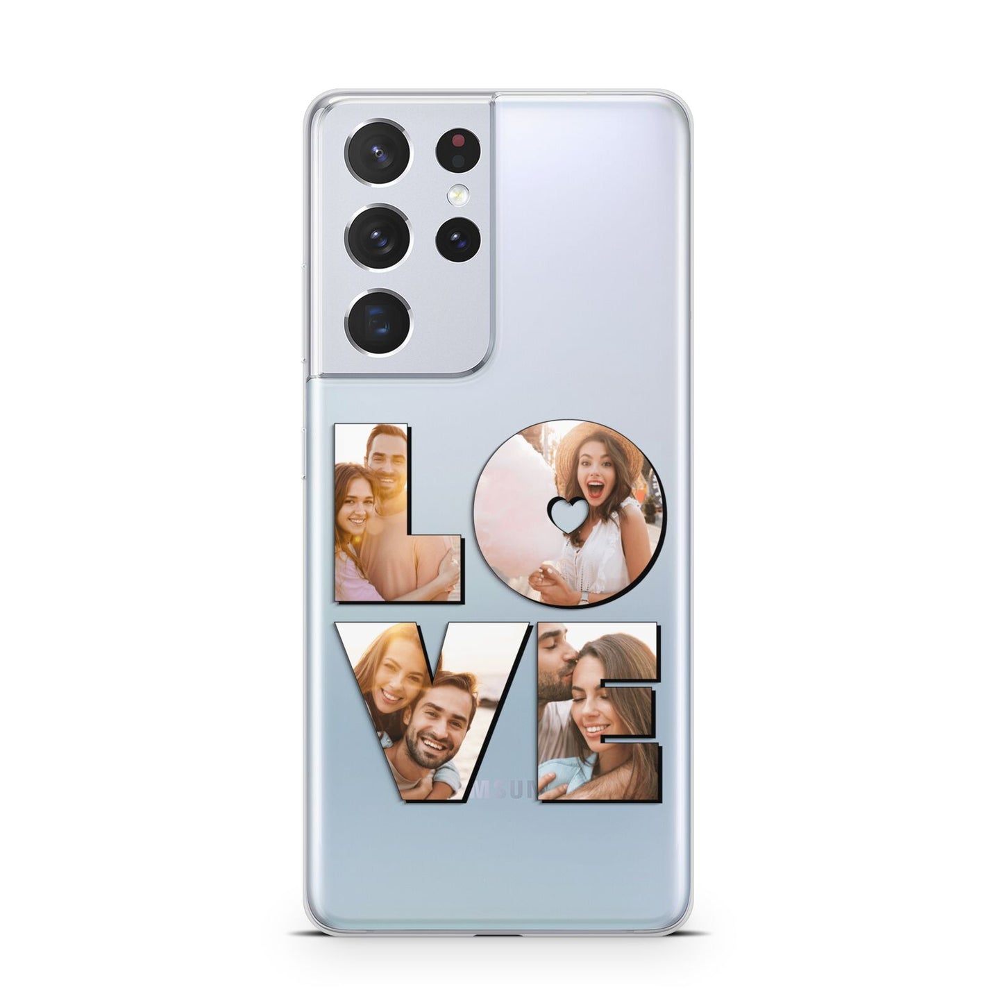 Love Personalised Photo Upload Samsung S21 Ultra Case