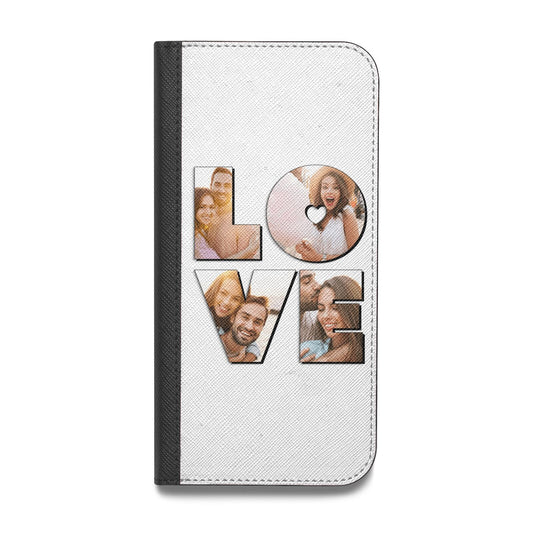 Love Personalised Photo Upload Vegan Leather Flip Samsung Case