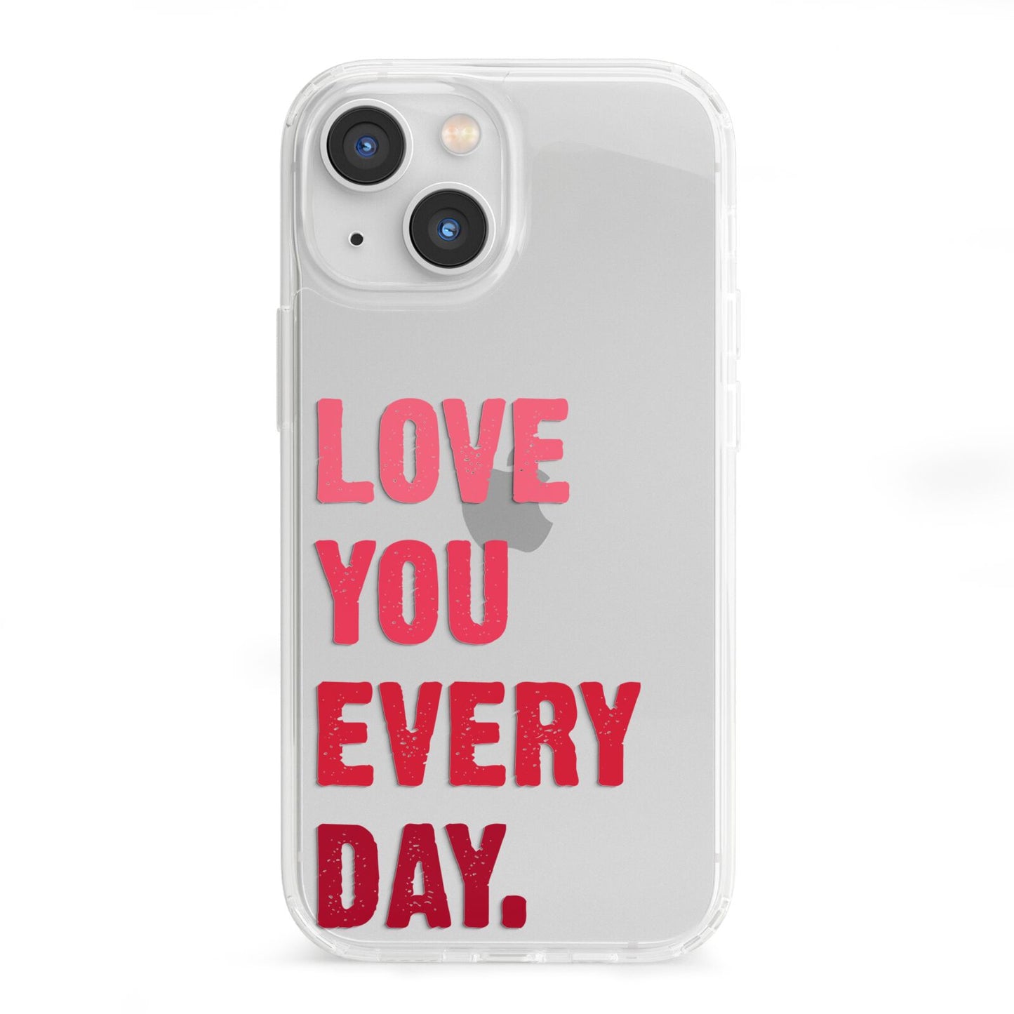 Love You Every Day iPhone 13 Mini Clear Bumper Case