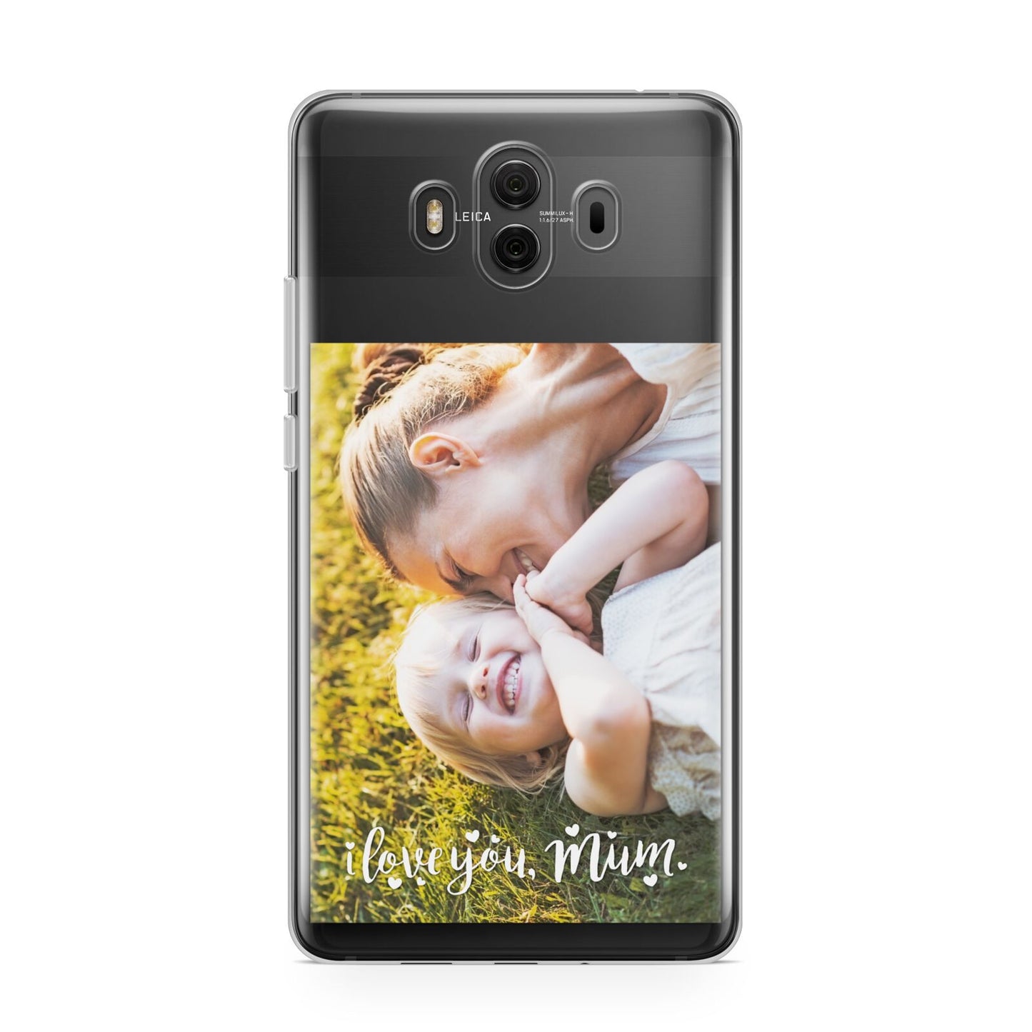 Love You Mum Photo Upload Huawei Mate 10 Protective Phone Case