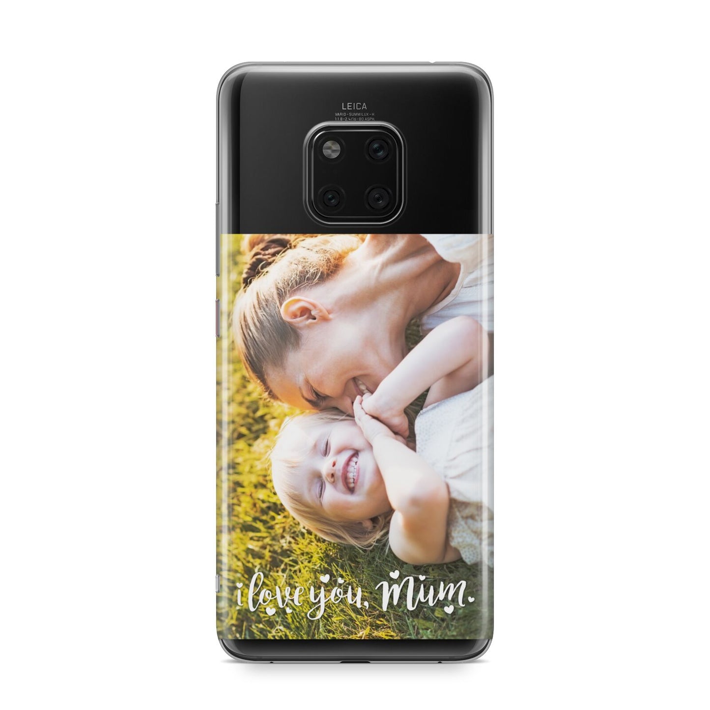 Love You Mum Photo Upload Huawei Mate 20 Pro Phone Case