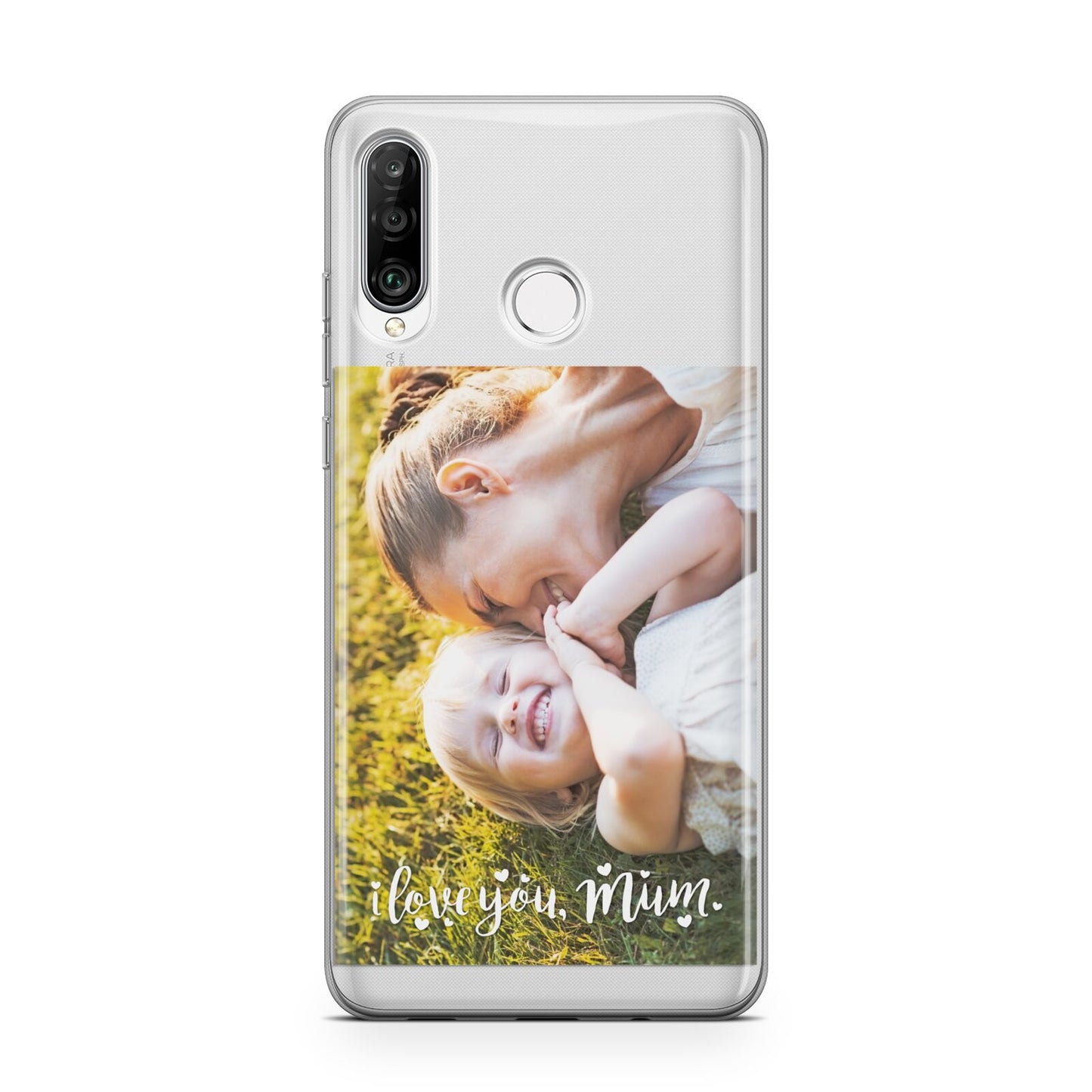 Love You Mum Photo Upload Huawei P30 Lite Phone Case