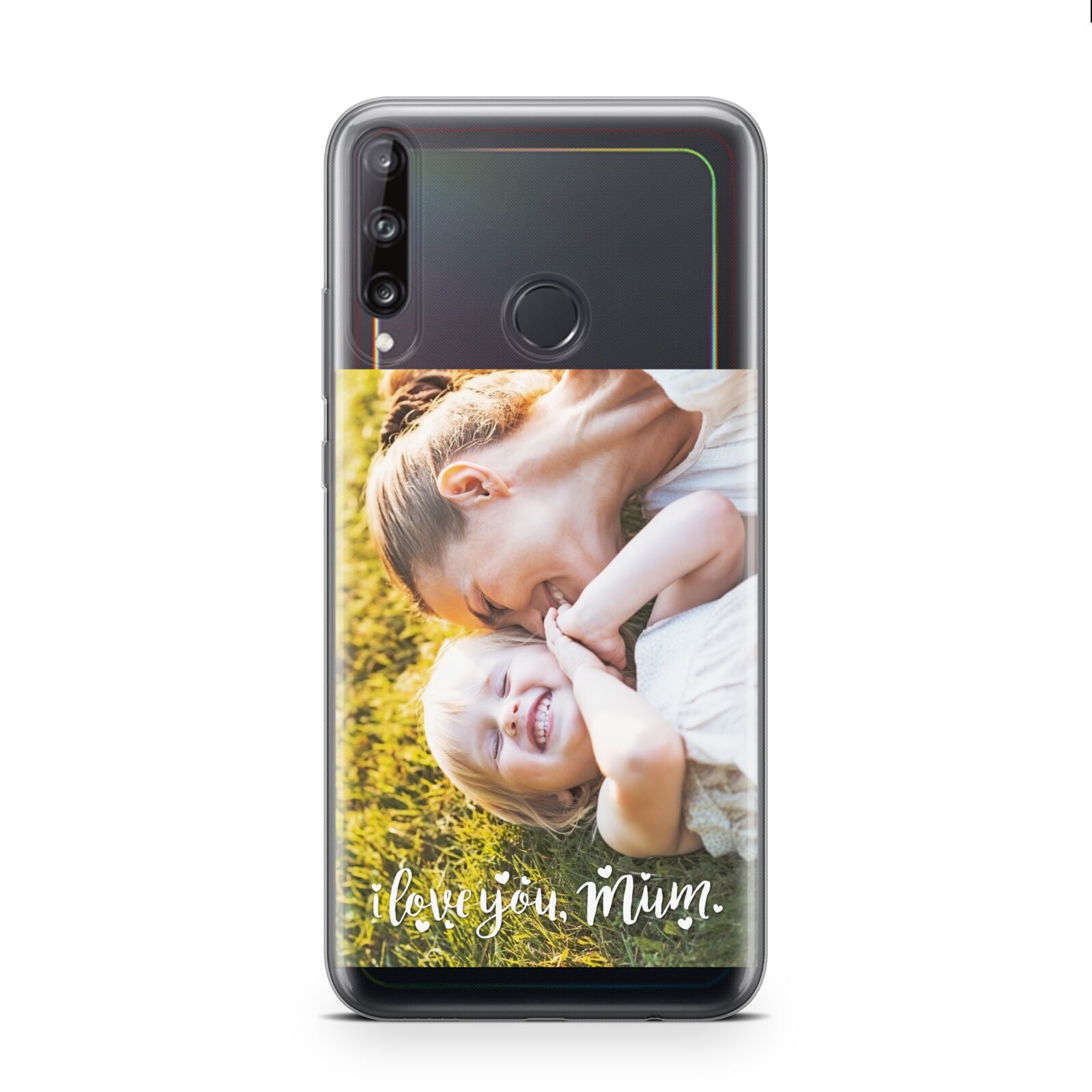 Love You Mum Photo Upload Huawei P40 Lite E Phone Case