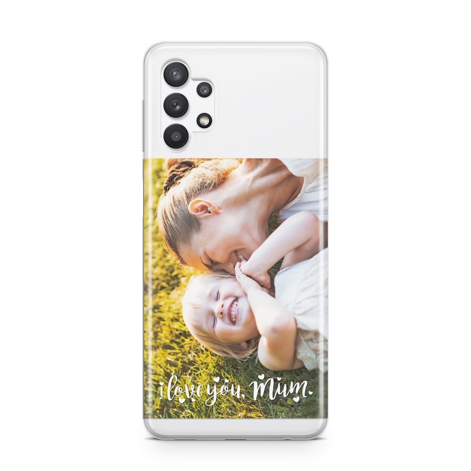 Love You Mum Photo Upload Samsung A32 5G Case