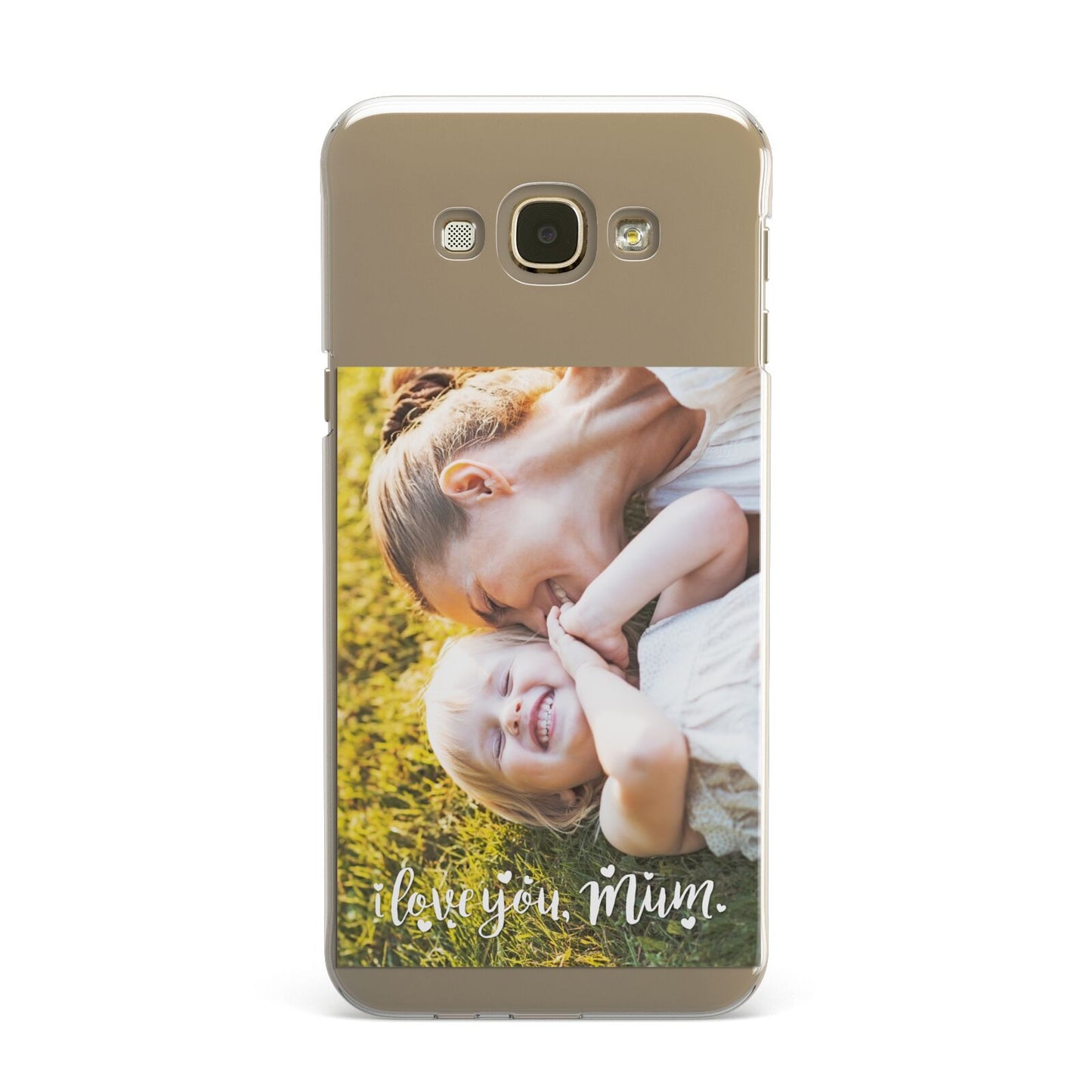 Love You Mum Photo Upload Samsung Galaxy A8 Case