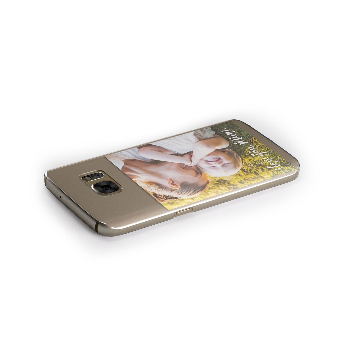 Love You Mum Photo Upload Samsung Galaxy Case Side Close Up