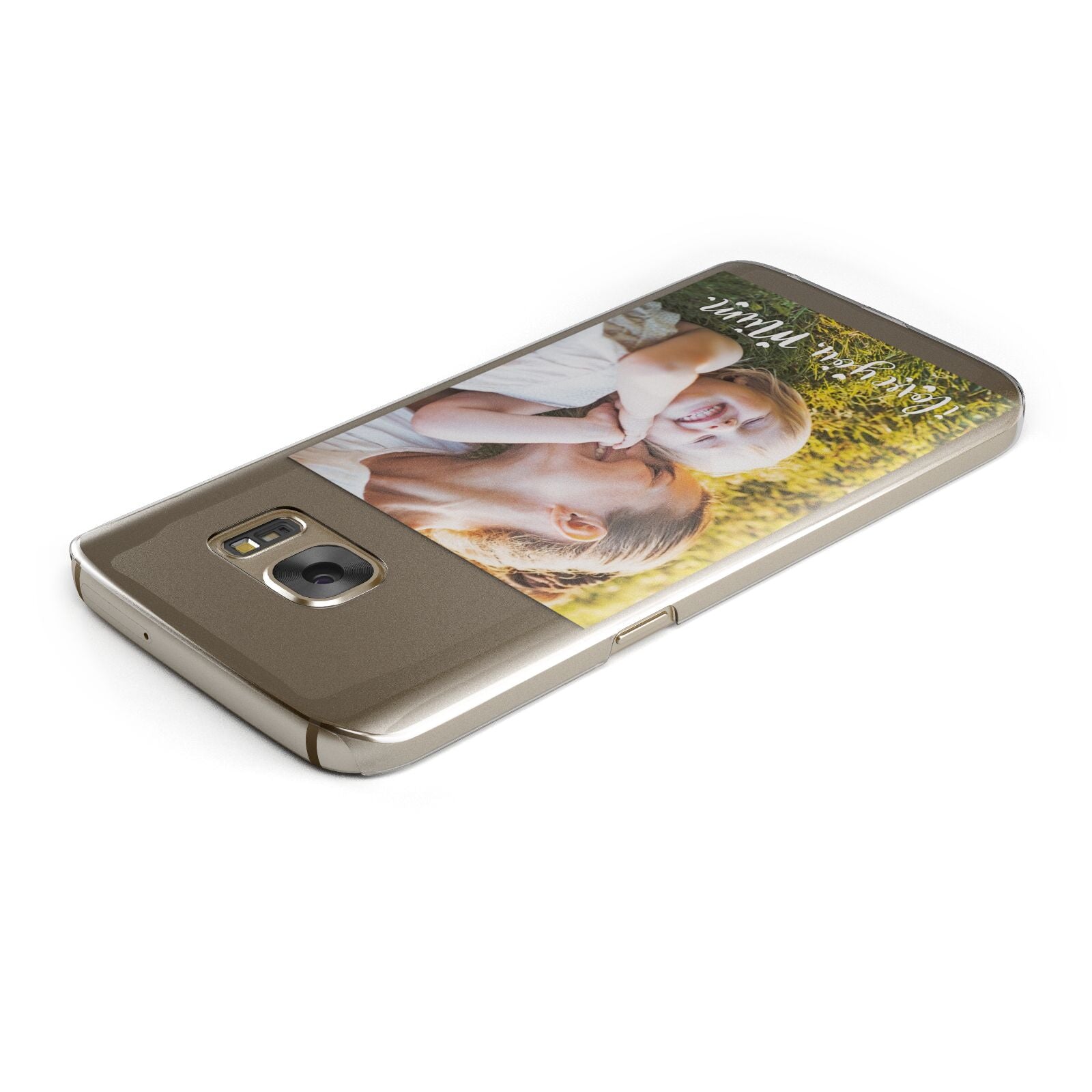 Love You Mum Photo Upload Samsung Galaxy Case Top Cutout