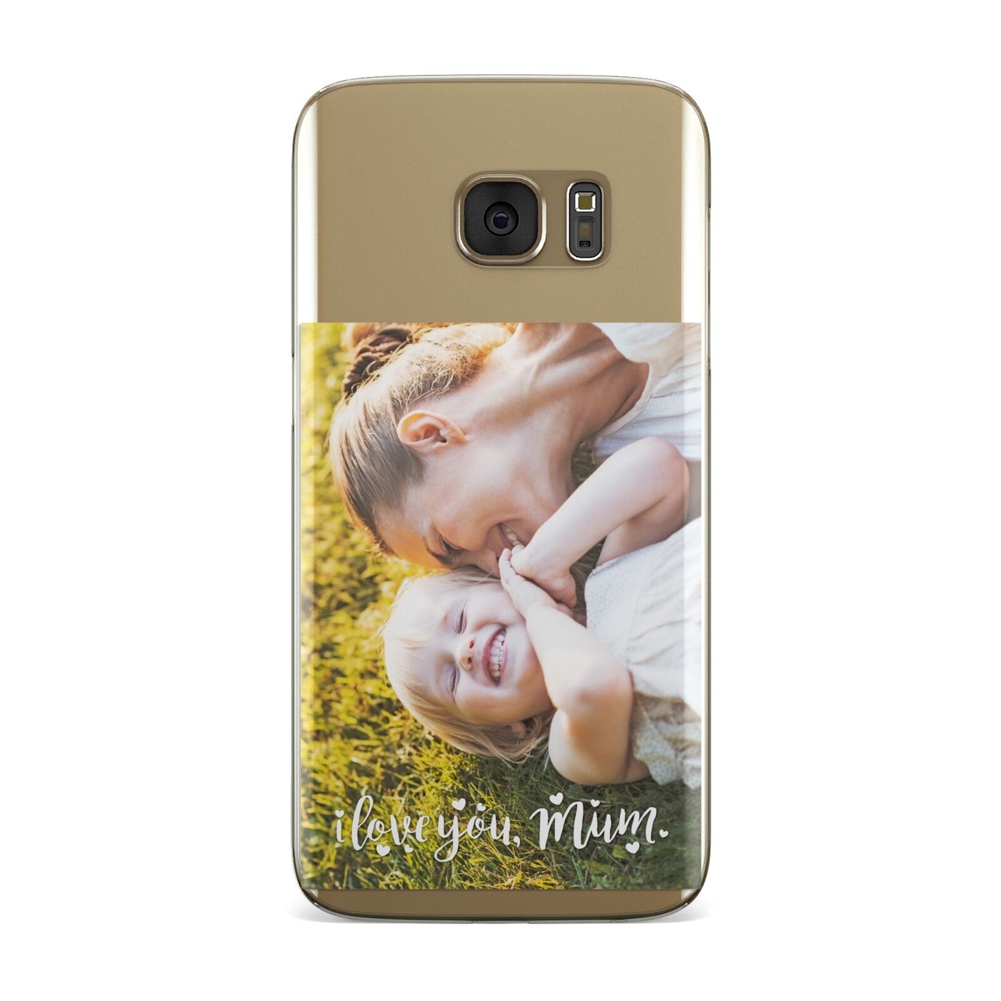 Love You Mum Photo Upload Samsung Galaxy Case