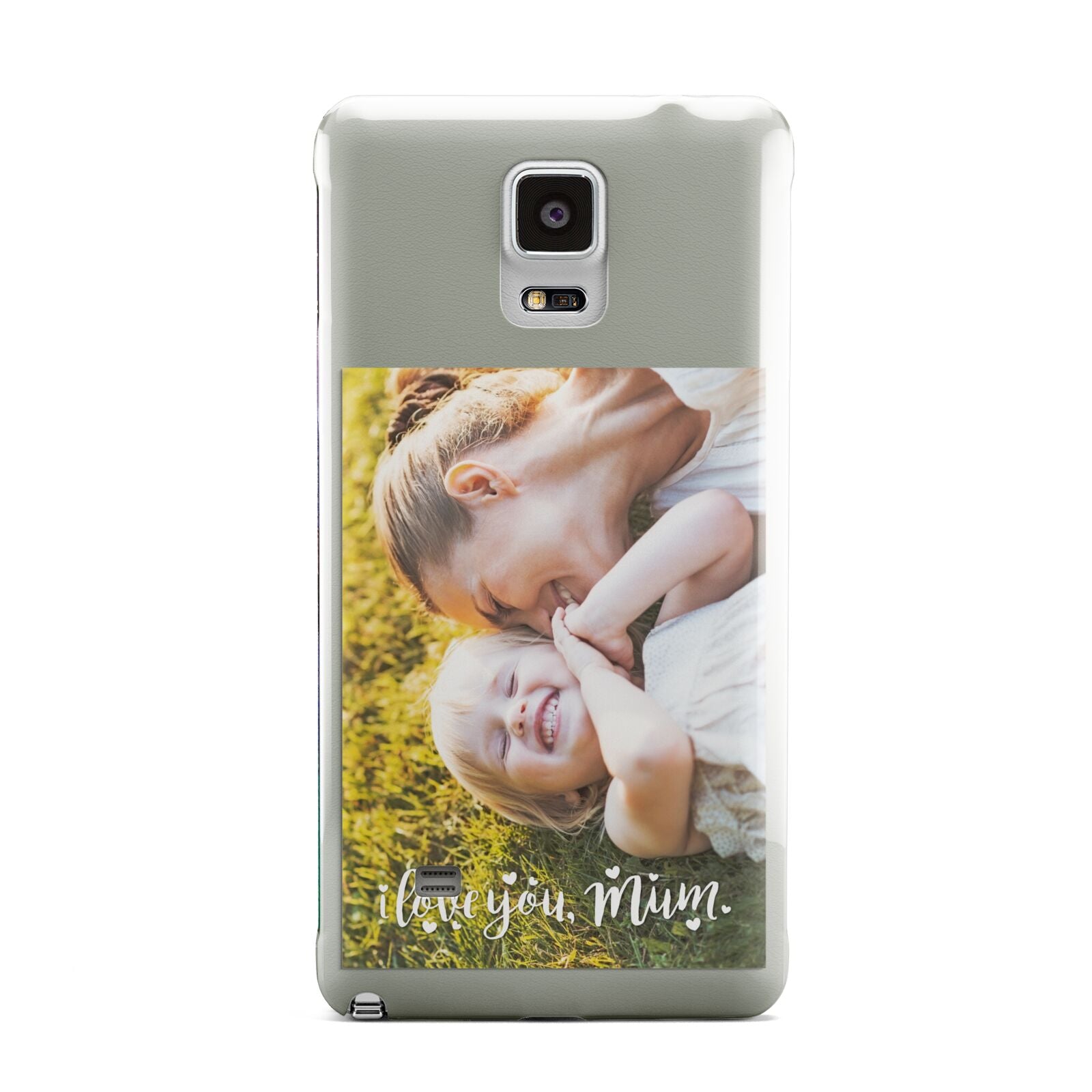 Love You Mum Photo Upload Samsung Galaxy Note 4 Case